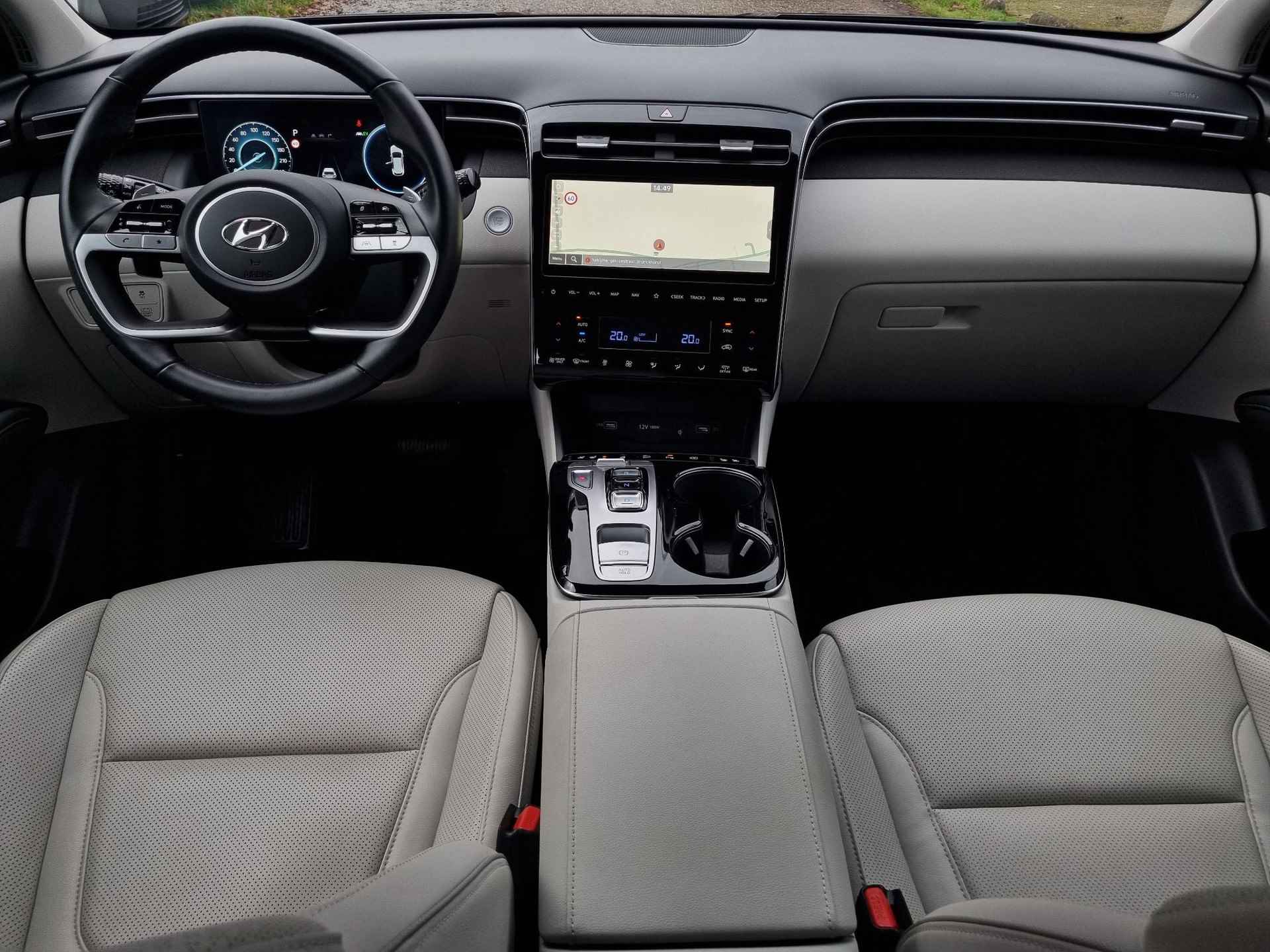 Hyundai Tucson 1.6 T-GDI HEV Premium Sky 230PK Automaat / 1650KG Trekgewicht / Schuif-/Kanteldak / Elektrische Achterklep / Rondomzicht Camera / Cruise Control Adaptief - 2/55