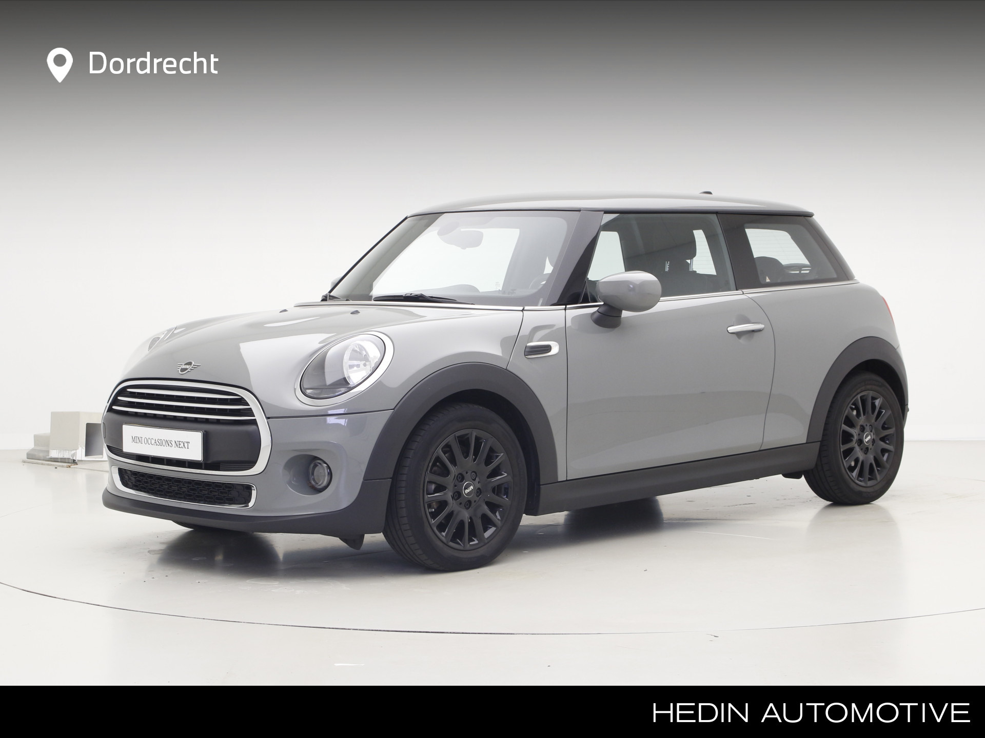 MINI 3-deurs One | 2-zone airco | 16" zwart | Antraciet hemel | Navi + Apple Carplay