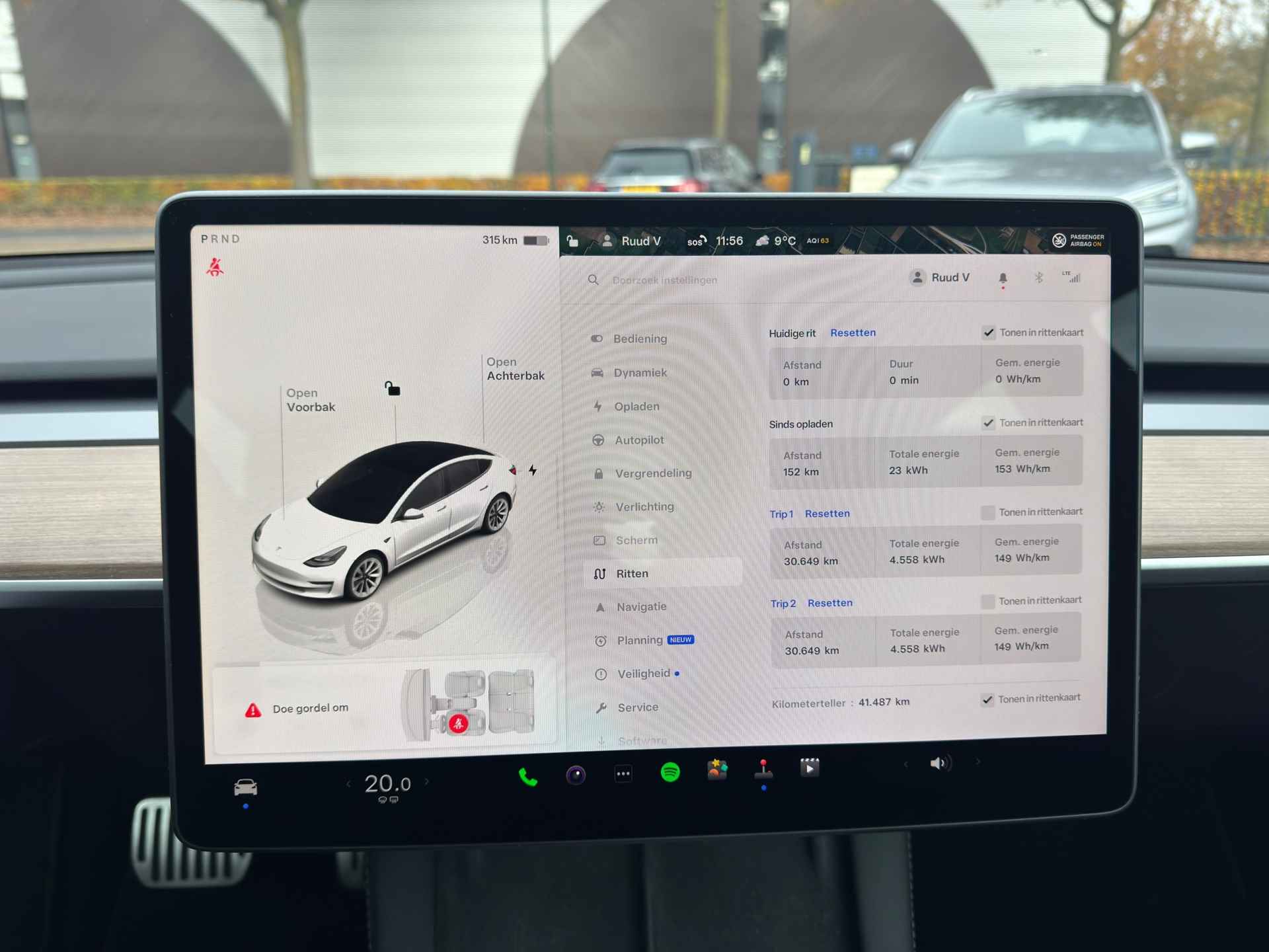 Tesla Model 3 Long Range AWD 75 kWh VOLLEDIGE FABR. GARANTIE t/m 03-2026 of 80.000km - 26/36