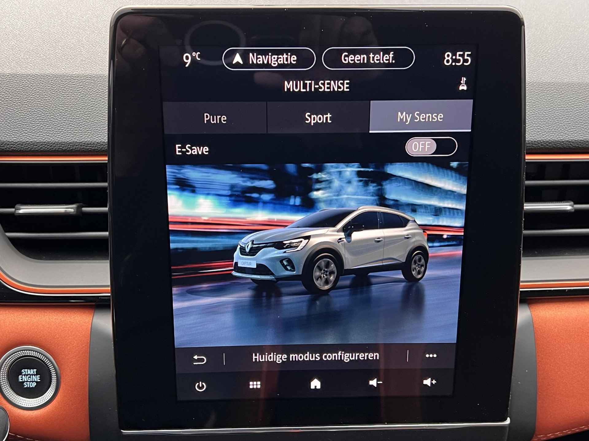 Renault Captur 1.6 E-Tech Plug-in Hybrid 160 Intens Automaat / Navigatie groot scherm / Camera / Apple Carplay Android Auto / - 46/57