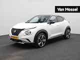 Nissan Juke 1.6 Hybrid N-Design 143pk | Automaat | Navigatie | Achteruitrijcamera | Half-Leder | Parkeersensoren voor & achter | Apple CarPlay & Android Auto