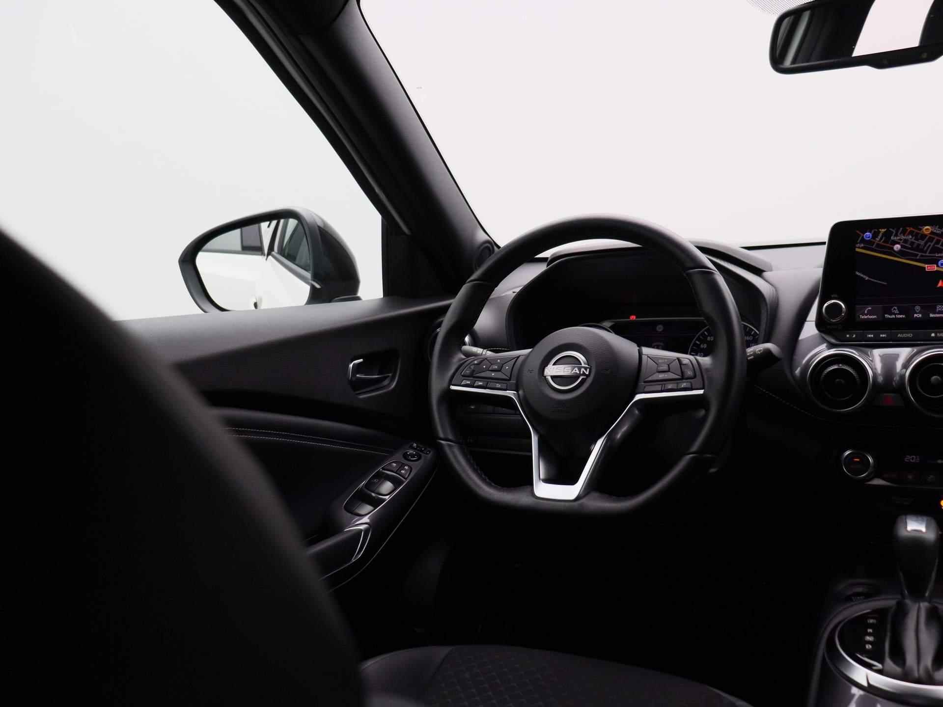 Nissan Juke 1.6 Hybrid N-Design 143pk | Automaat | Navigatie | Achteruitrijcamera | Half-Leder | Parkeersensoren voor & achter | Apple CarPlay & Android Auto - 12/33