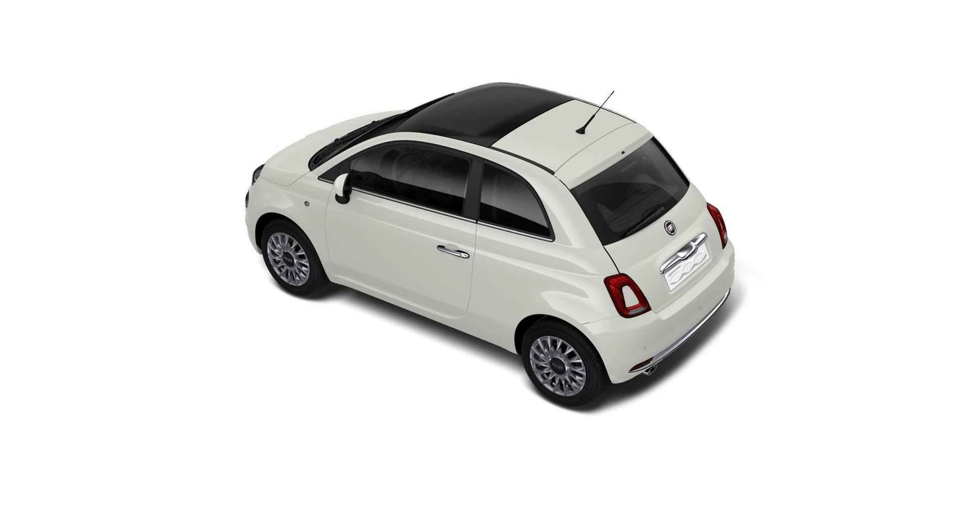 Fiat 500 Hybrid Dolcevita | Uit voorraad leverbaar | Clima | Cruise | 15" | PDC | Panoramadak | Apple Carplay - 3/8