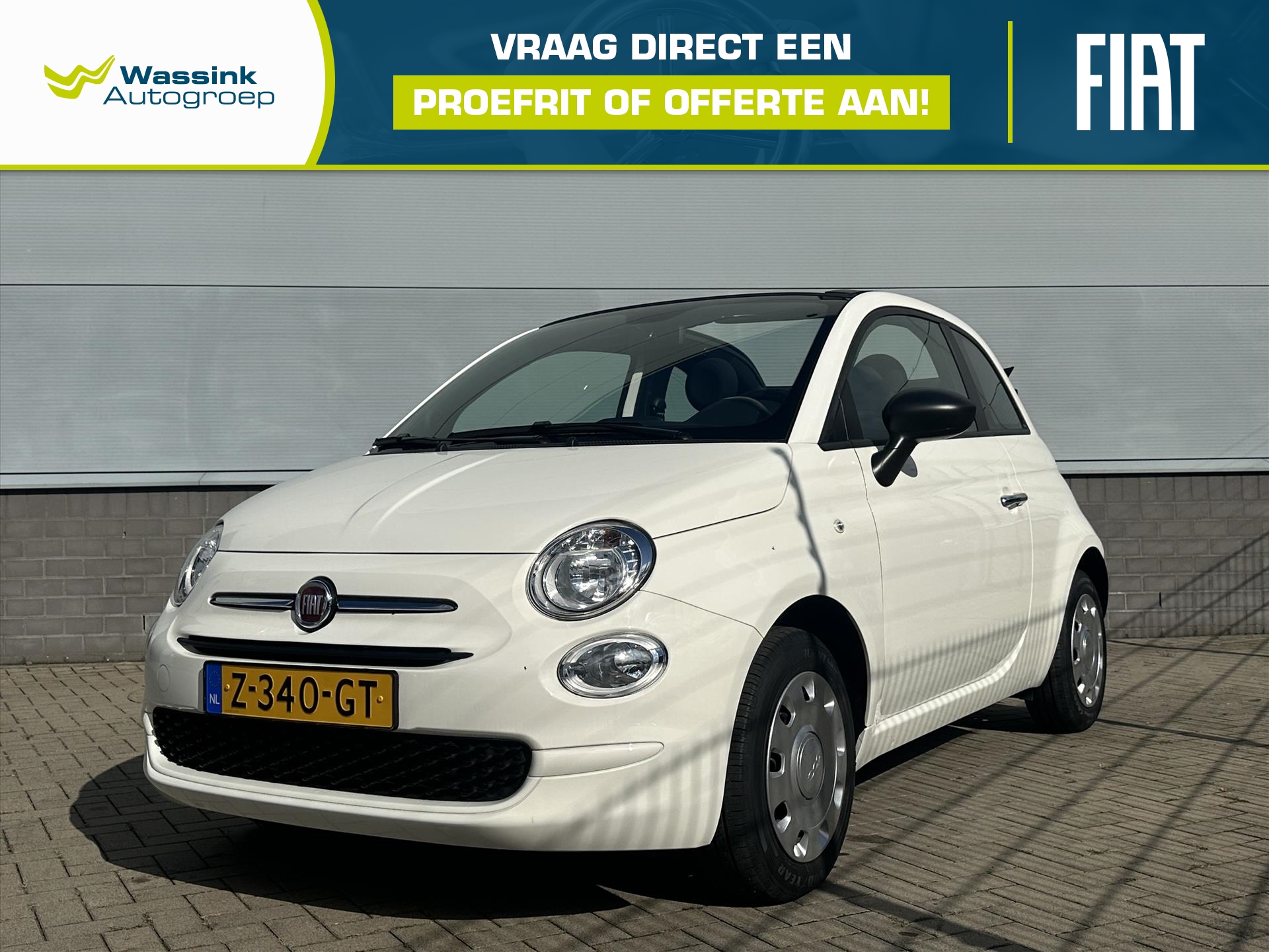 FIAT 500c 1.0 Hybrid 70pk Urban | Airco | Cabrio Dak |  Bluetooth