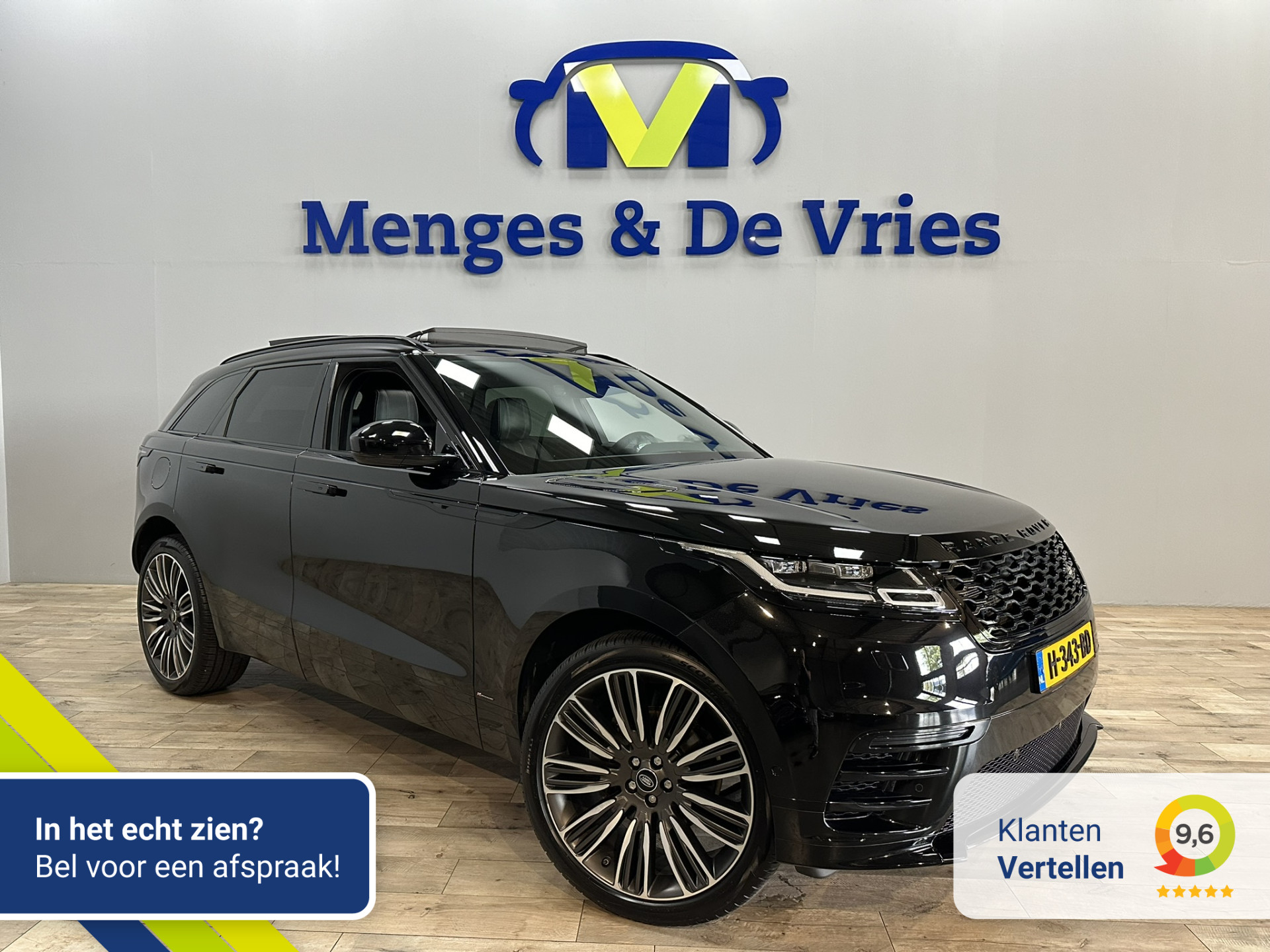 Land Rover Range Rover Velar 2.0 P250 Turbo AWD R-Dynamic SE Matrix LED | Panorama | Meridian | Leer | 22'' velgen | Camera | Virtual | Stoelverwarming | Isofix | NAP |