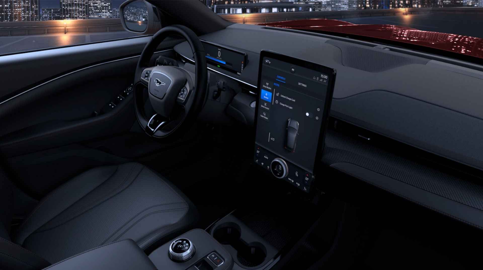 Ford Mustang Mach-E 98kWh Extended RWD Premium | 600KM Rijbereik | 360 graden camera | Adaptive front lighting system | Rode remklauwen | 8-weg elektrisch verstelbare  bestuurders- en passagiersstoel | - 11/14