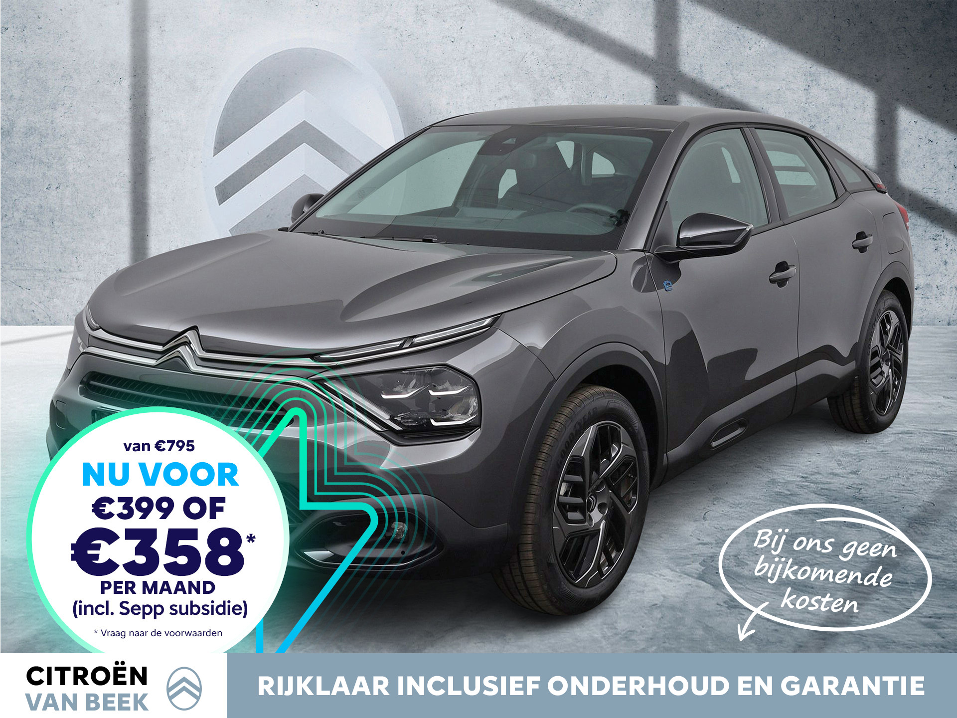 Citroën Ë-C4 Plus 50 kWh | Rijklaar | €358 Private Lease | Connect Navigatie |