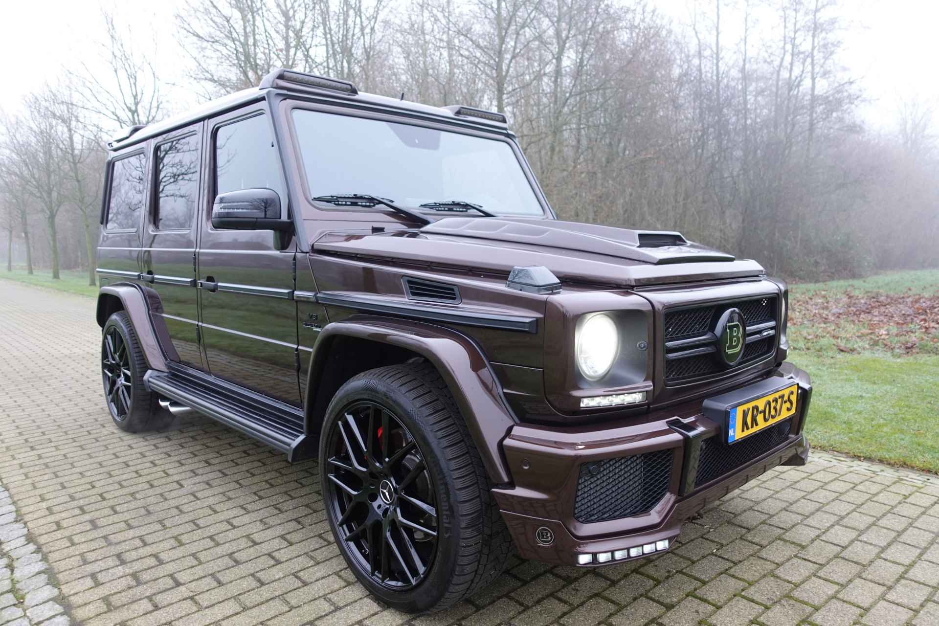 Mercedes-Benz G-Klasse AMG 63 V8 | Brabus pakket | Cruise control | Panoramadak | AMG Stoelen | Standkachel | Schuifdak | H&K | Camera | - 8/69