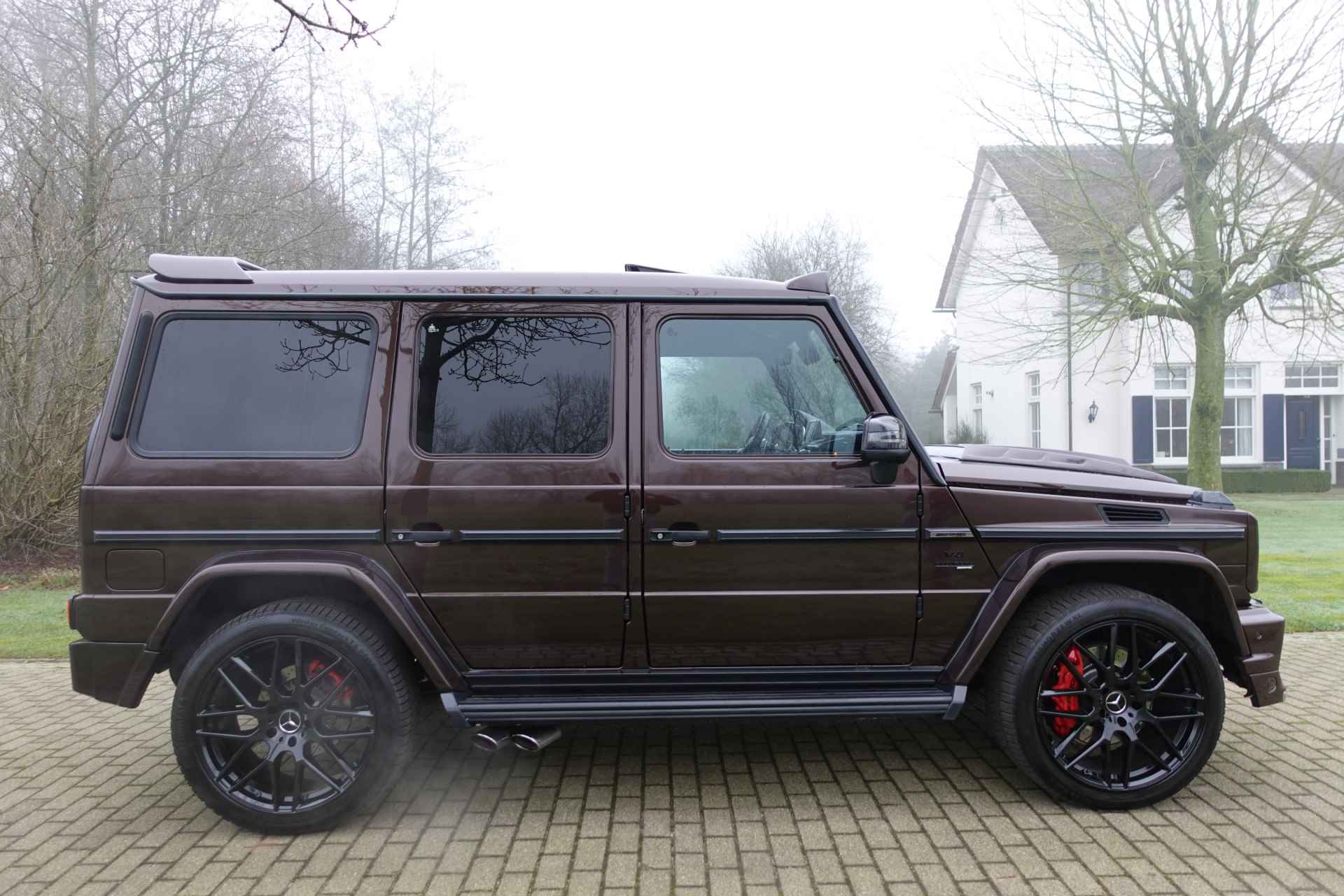 Mercedes-Benz G-Klasse AMG 63 V8 | Brabus pakket | Cruise control | Panoramadak | AMG Stoelen | Standkachel | Schuifdak | H&K | Camera | - 9/69