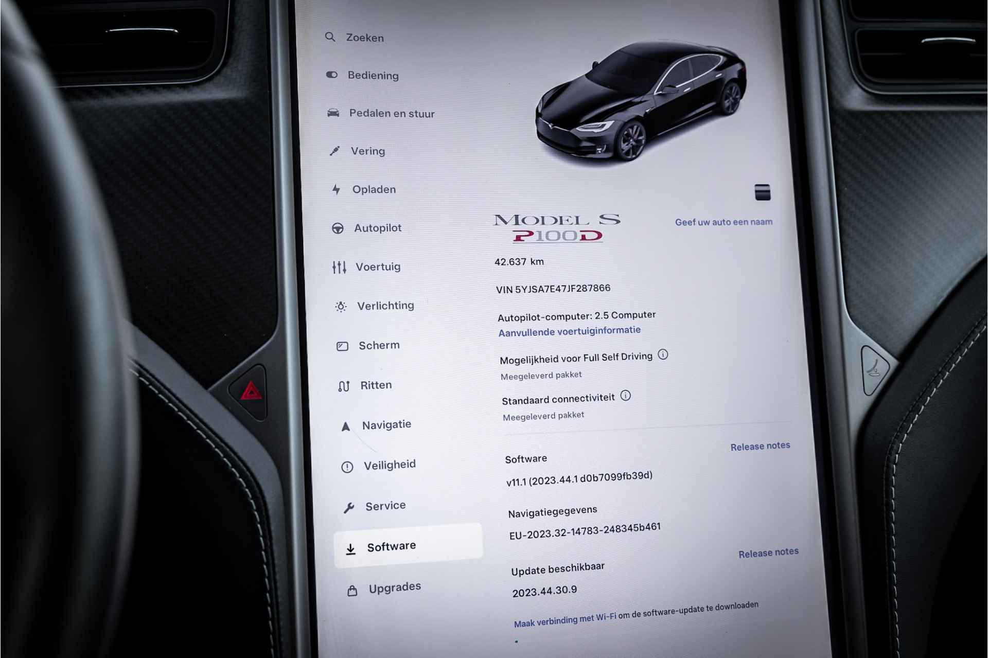 Tesla Model S P100D Performance Full Self Driving Stoelventilatie 21" Carbon - 11/28