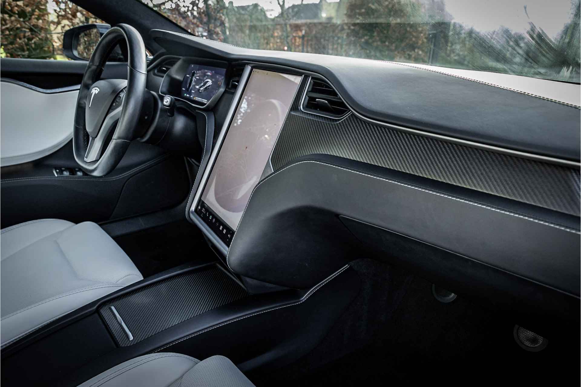Tesla Model S P100D Performance Full Self Driving Stoelventilatie 21" Carbon - 13/28