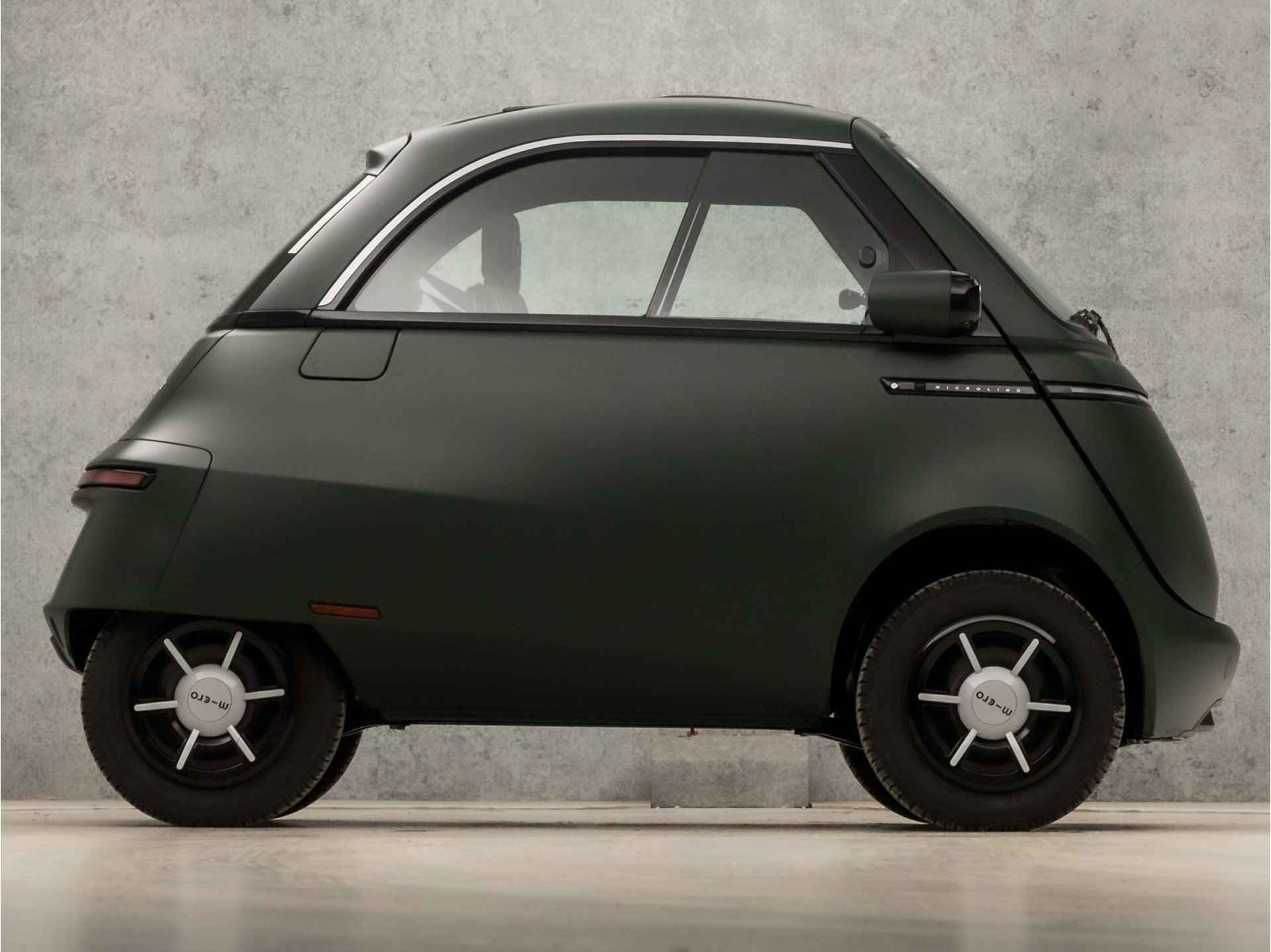 Microlino L7 Competizione 10.5 kWh (LEASE 300,- P/M, DIRECT LEVERBAAR, NIEUW, VERSIE 2, LONDON MATT GREEN, 90 KM/H, 180KM ACTIERADIUS, NIEUW) - 4/33