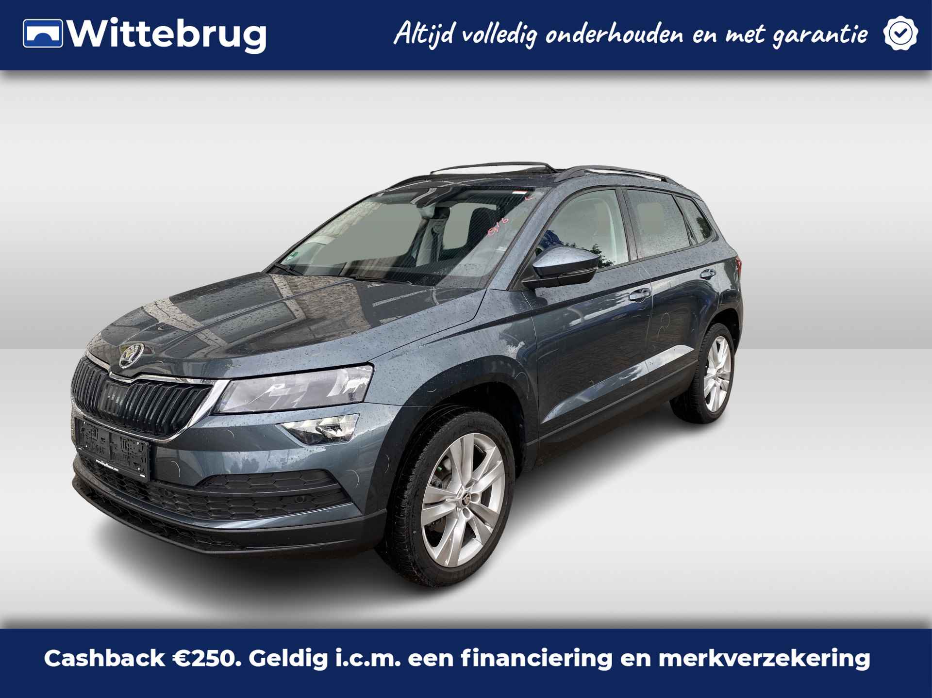 Škoda Karoq 1.0 TSI Style / PARK. SENSOREN/ PANO/ CRUISE/ KEYLESS/ STOEL VERWARM./ VIRTUAL COCKPIT/ APP CONNECT/ NAVI/ CLIMA/ DAB/ - 1/24