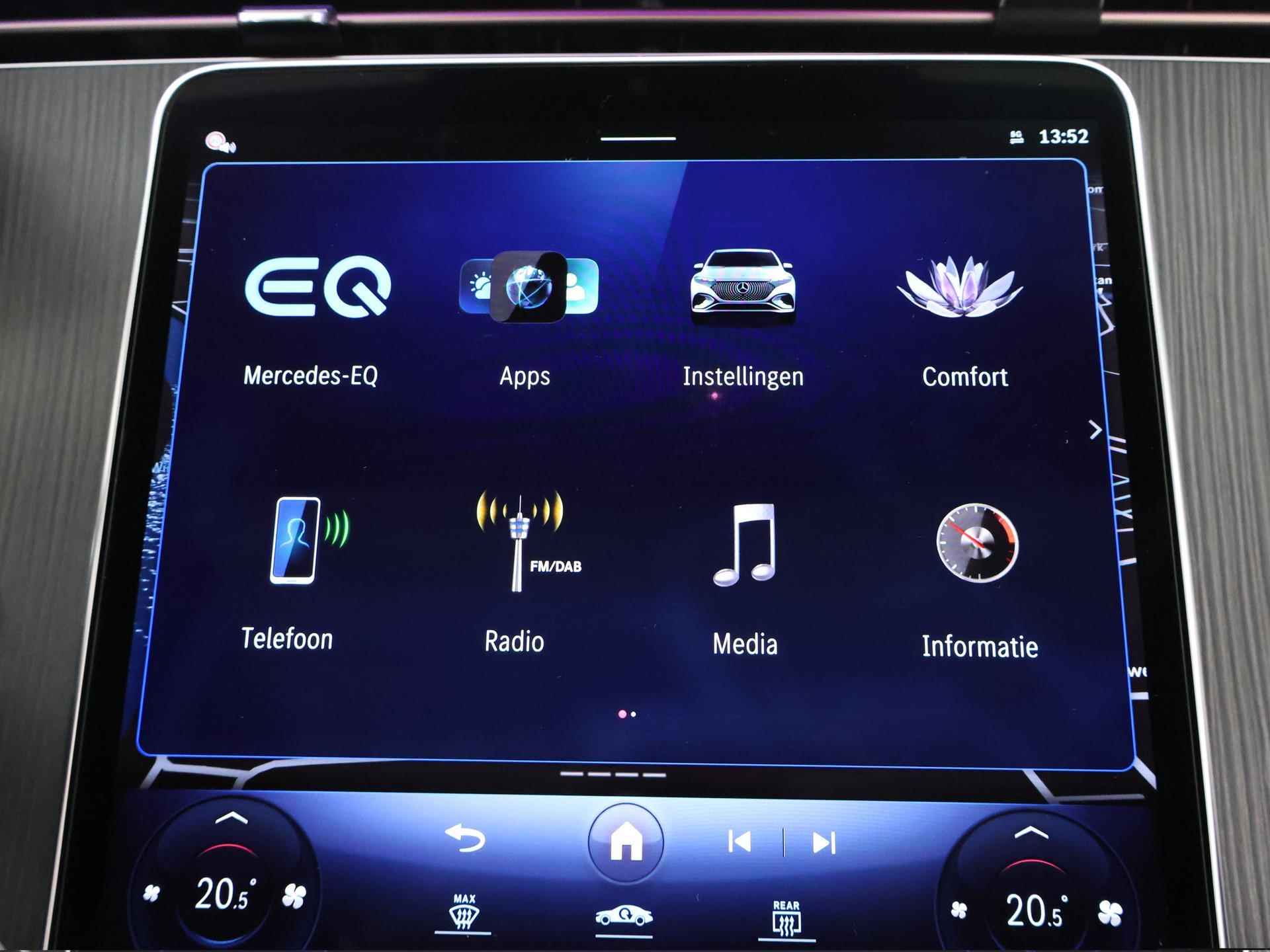 Mercedes-Benz EQS SUV 450+ 4MATIC AMG Line | Panorama-schuifdak | Trekhaak | 360* camera | Memory pakket | Stoelverwarming + ventilatie | Sfeerverlichting - 38/51