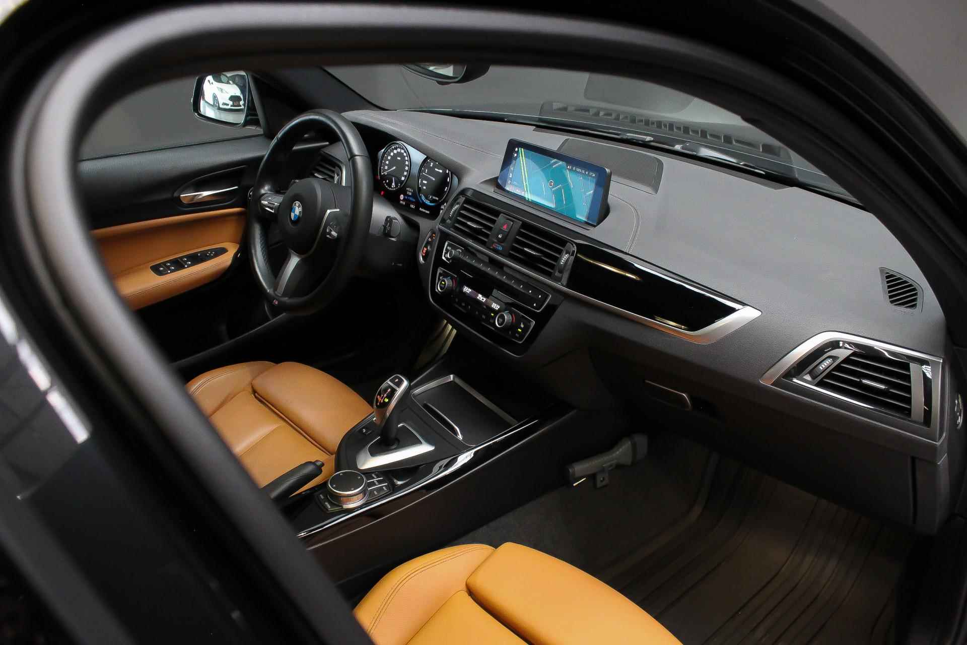 BMW 1-serie M140i 400pk High Executive automaat |schuifdak|Harman Kardon|vol leder cognac|adaptief onderstel| - 4/38