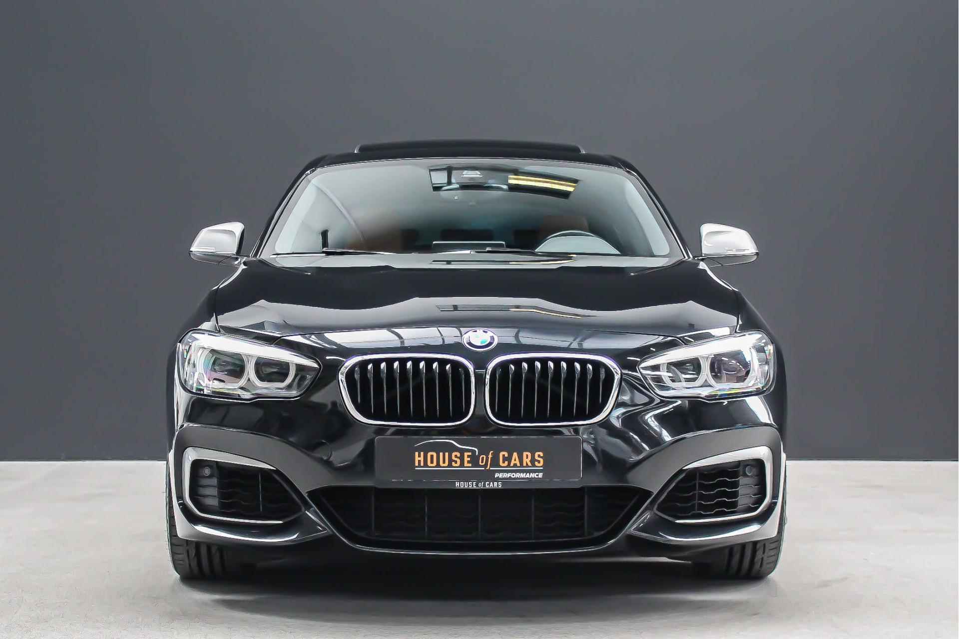 BMW 1-serie M140i 400pk High Executive automaat |schuifdak|Harman Kardon|vol leder cognac|adaptief onderstel| - 36/38