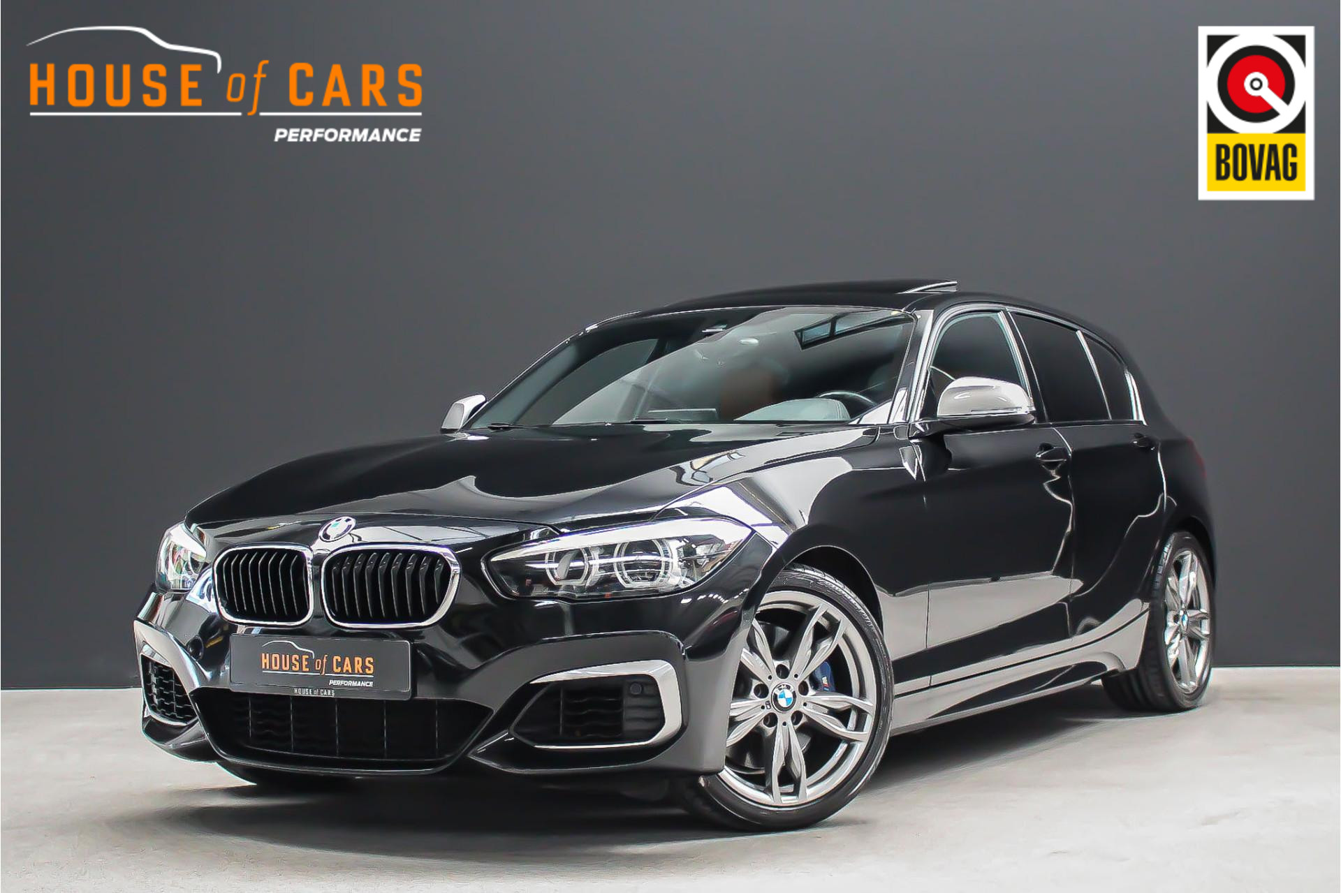 BMW 1-serie M140i 400pk High Executive automaat |schuifdak|Harman Kardon|vol leder cognac|adaptief onderstel|