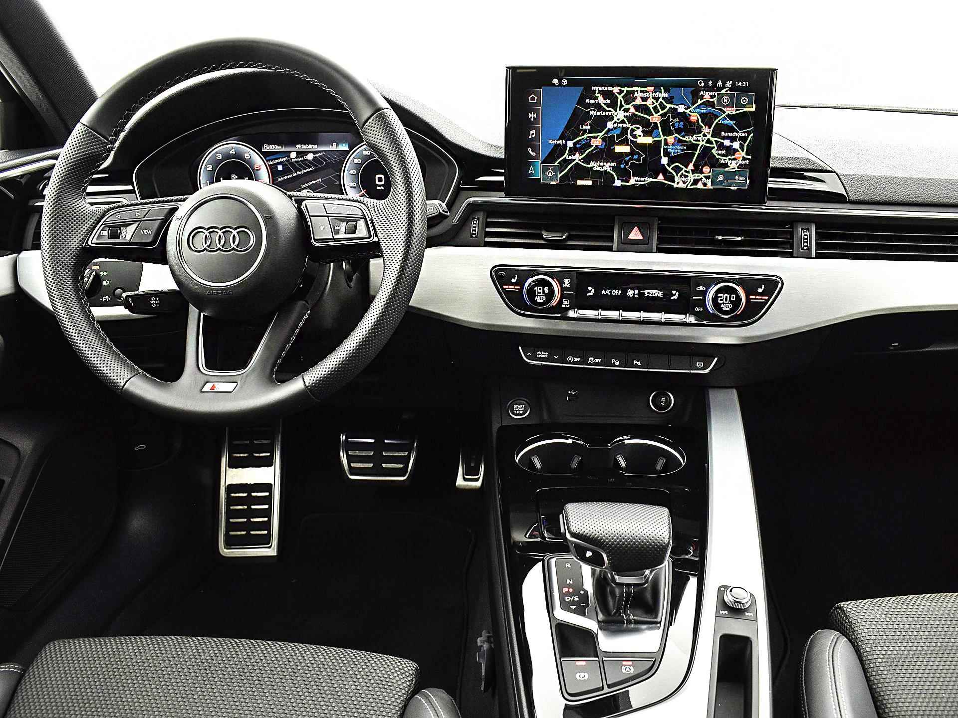 Audi A4 Avant 35 Tfsi 150pk S-tronic S edition | Cruise Control | Elek. Achterklep | Park Assist | P-Sensoren | S-Line | Navigatie | 18'' Inch | Garantie t/m 23-06-2027 of 100.000km - 4/33
