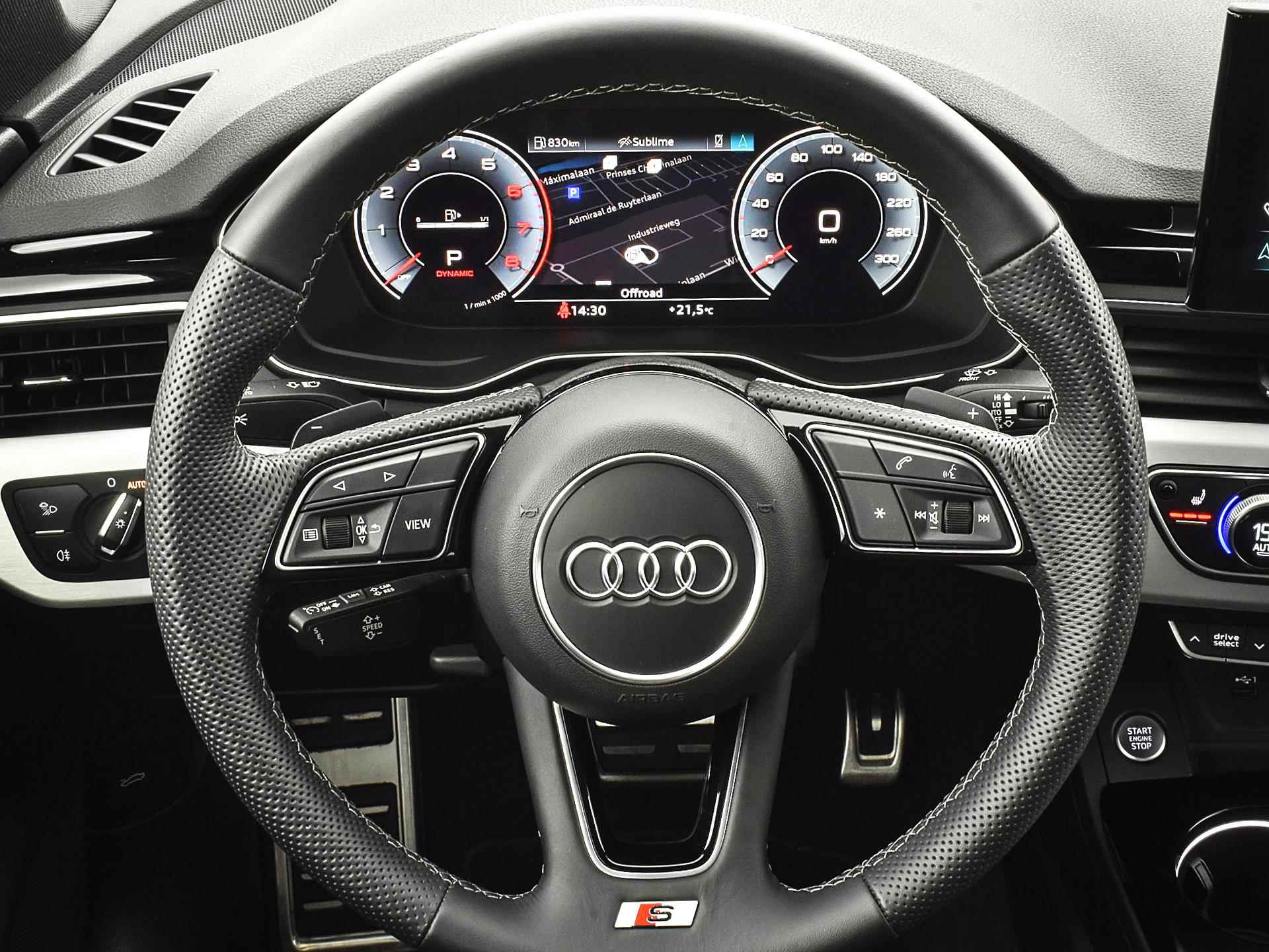 Audi A4 Avant 35 Tfsi 150pk S-tronic S edition | Cruise Control | Elek. Achterklep | Park Assist | P-Sensoren | S-Line | Navigatie | 18'' Inch | Garantie t/m 23-06-2027 of 100.000km - 14/33