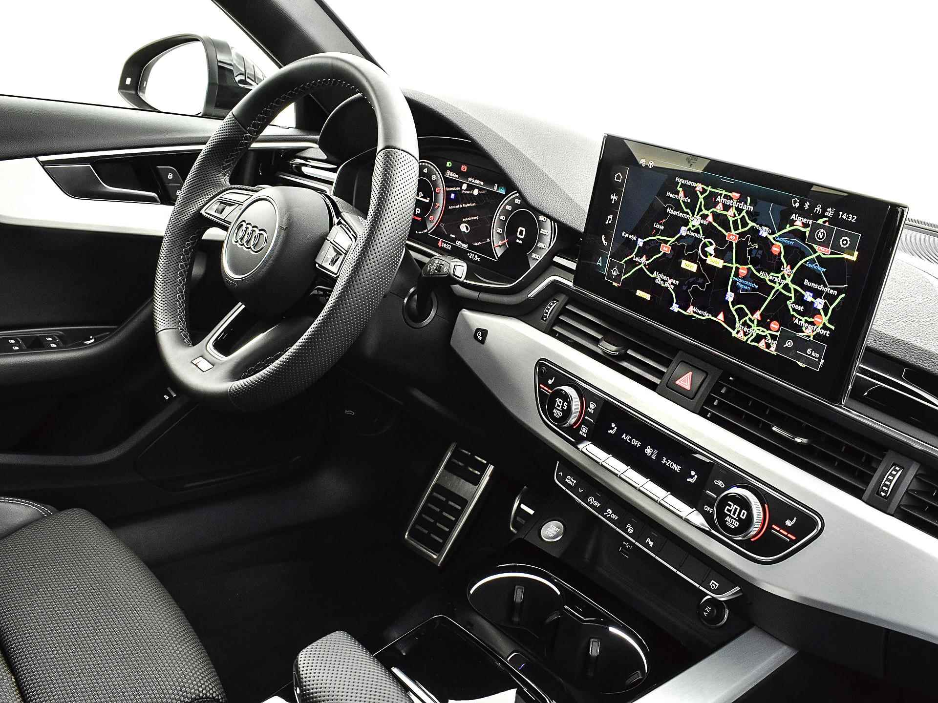 Audi A4 Avant 35 Tfsi 150pk S-tronic S edition | Cruise Control | Elek. Achterklep | Park Assist | P-Sensoren | S-Line | Navigatie | 18'' Inch | Garantie t/m 23-06-2027 of 100.000km - 25/33