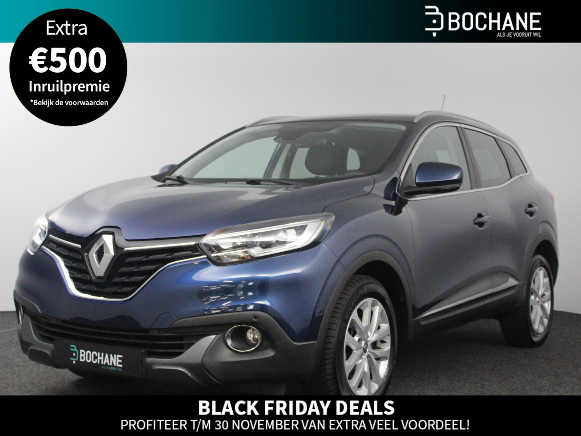 Renault Kadjar 1.2 TCe 130 EDC Intens | 2e eigenaar + dealer onderhouden! | Navi | Clima | Cruise | LM velgen 17" | PDC V+A + Camera