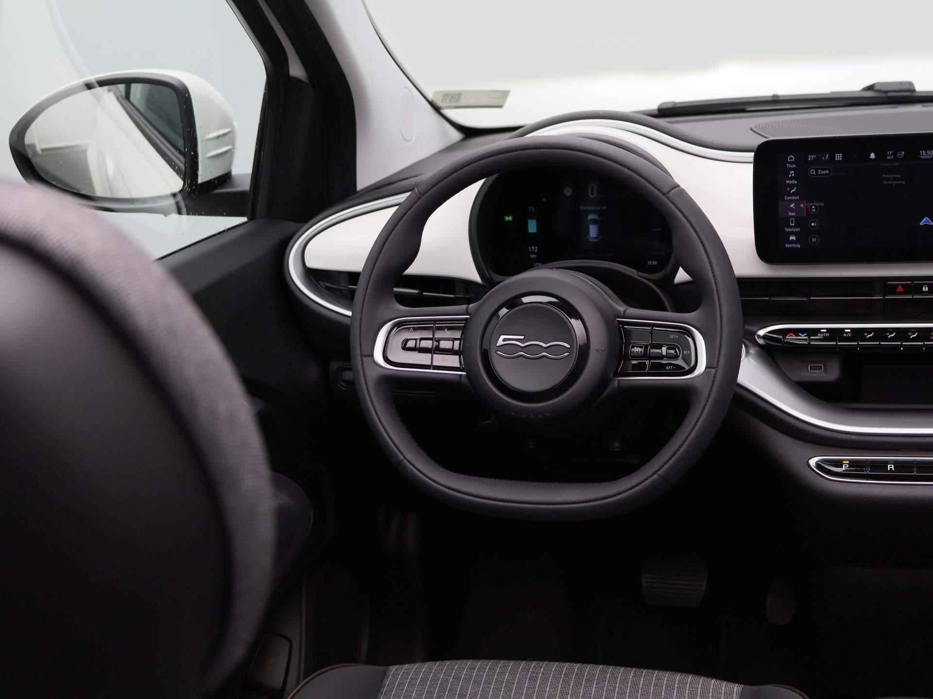 Fiat 500 C Icon 42 kWh | Cabrio | Navigatie | Camera | LED Verlichting | - 10/39