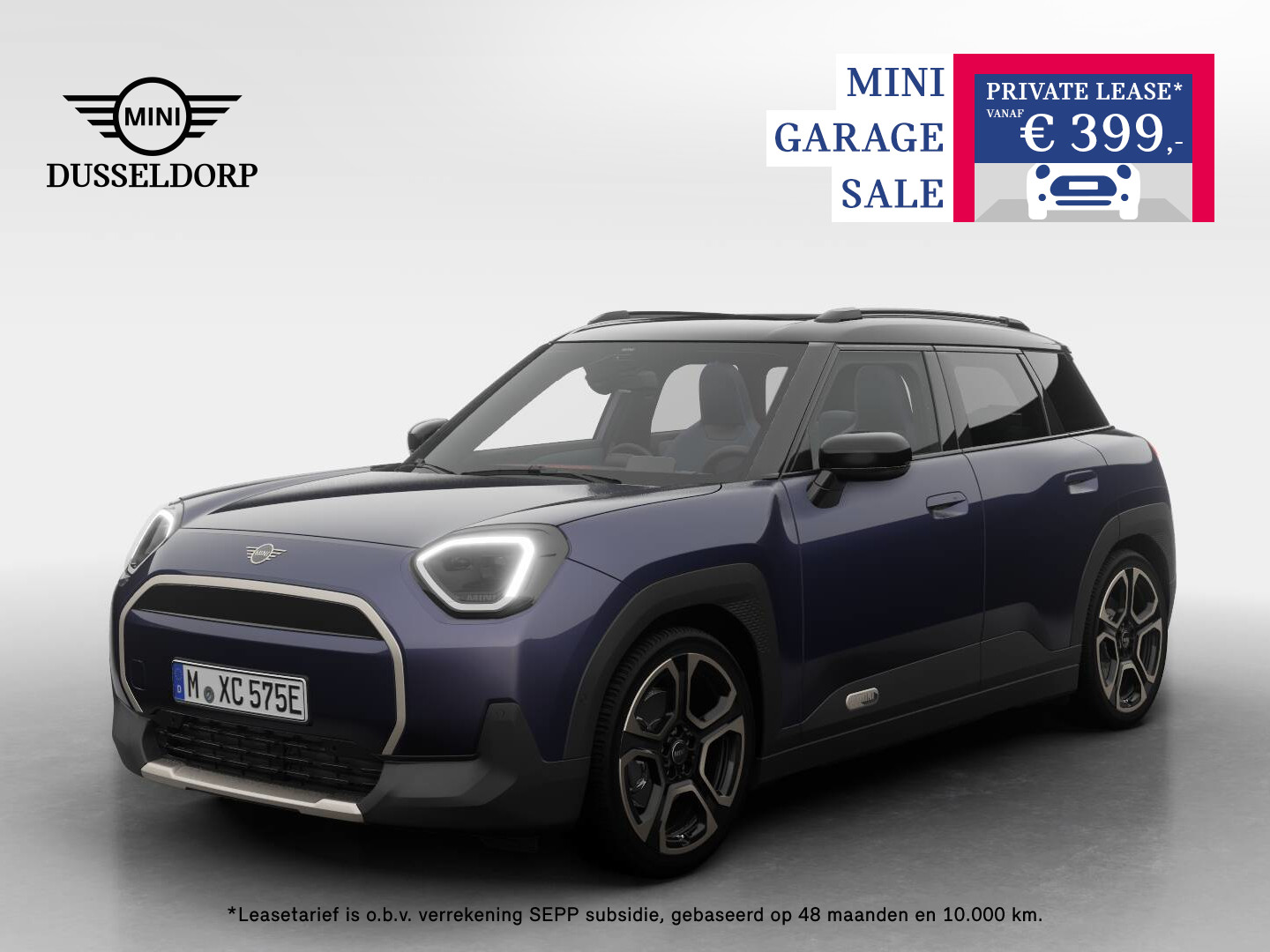 MINI Aceman E Favoured Pakket M PRIVATE LEASE EUR 415,- (48 mnd/10.000 km incl. SEPP subsidie)