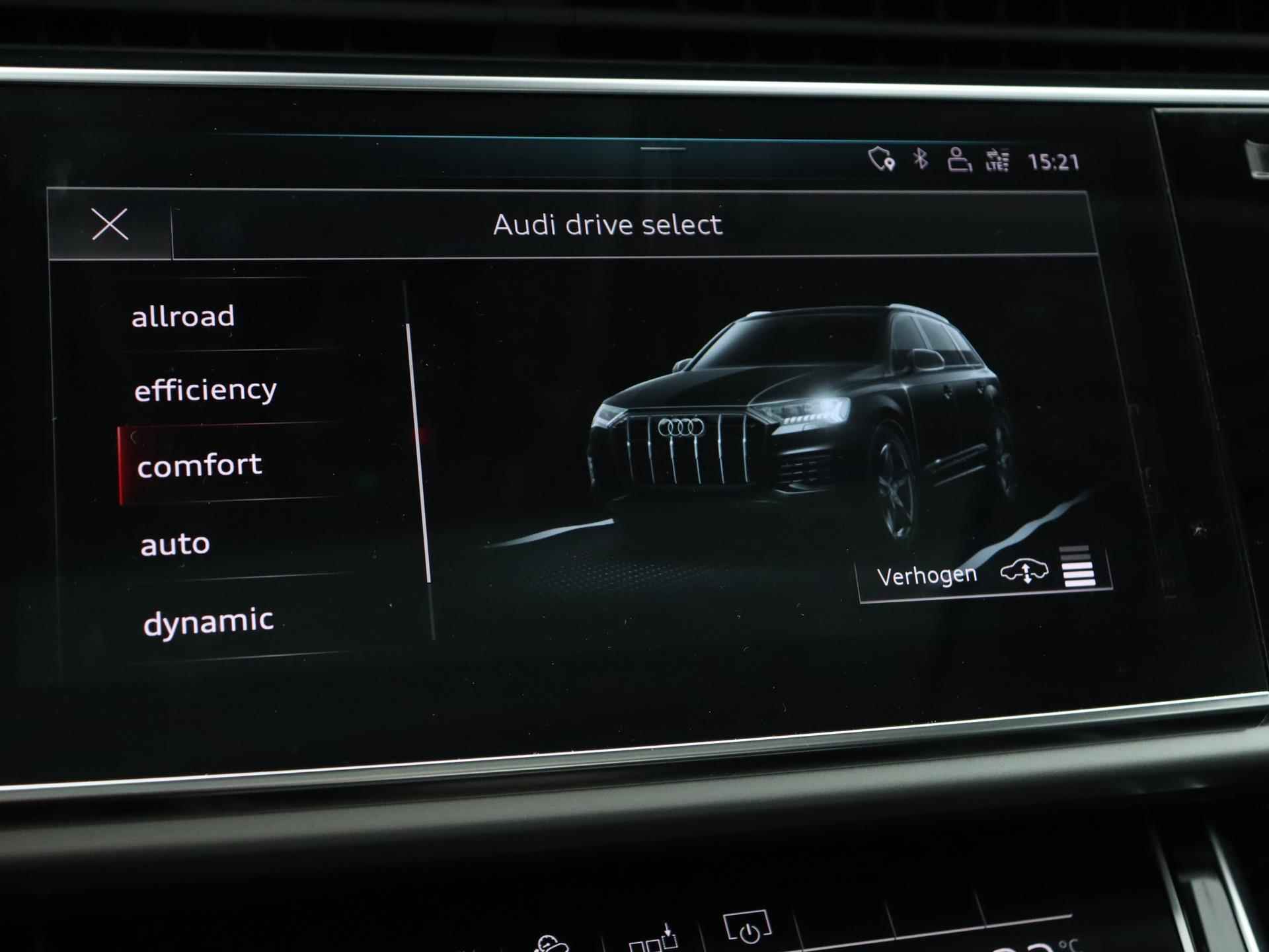 Audi Q7 55 TFSI e quattro Pro Line Plus | Automaat | Leder | LED | Virtual cockpit | Panoramadak | Navigatie | Cruise control | Climat control | Lichtmetalen velgen | Elektrische kofferklep | - 23/41