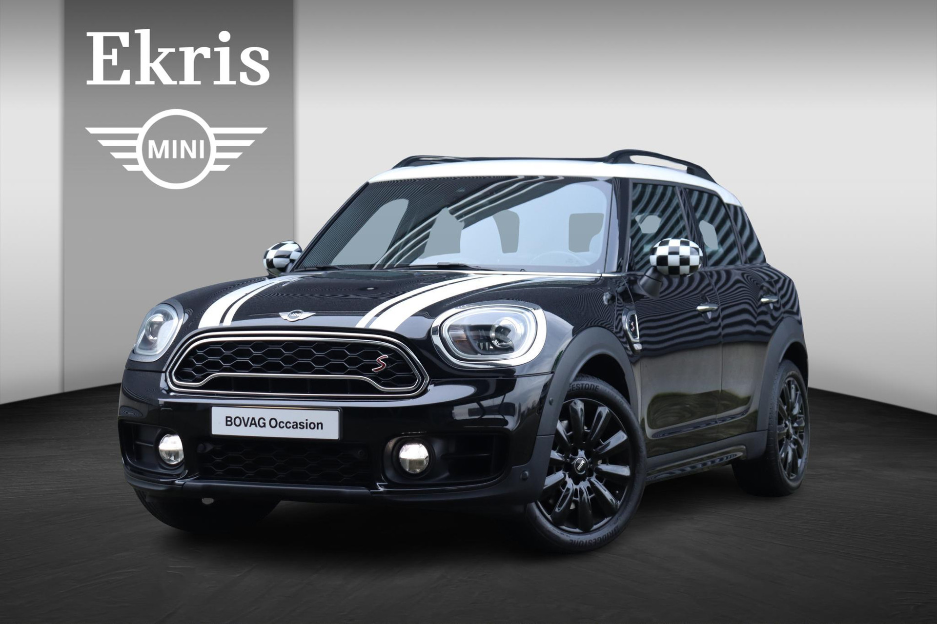 Mini Countryman Cooper S | Chili + Serious Business + Harman Kardon + Sportstoelen + Elektr. Stoelen + LED Koplampen + Verwarmbare Voorstoelen + 18" Pin Spoke zwart