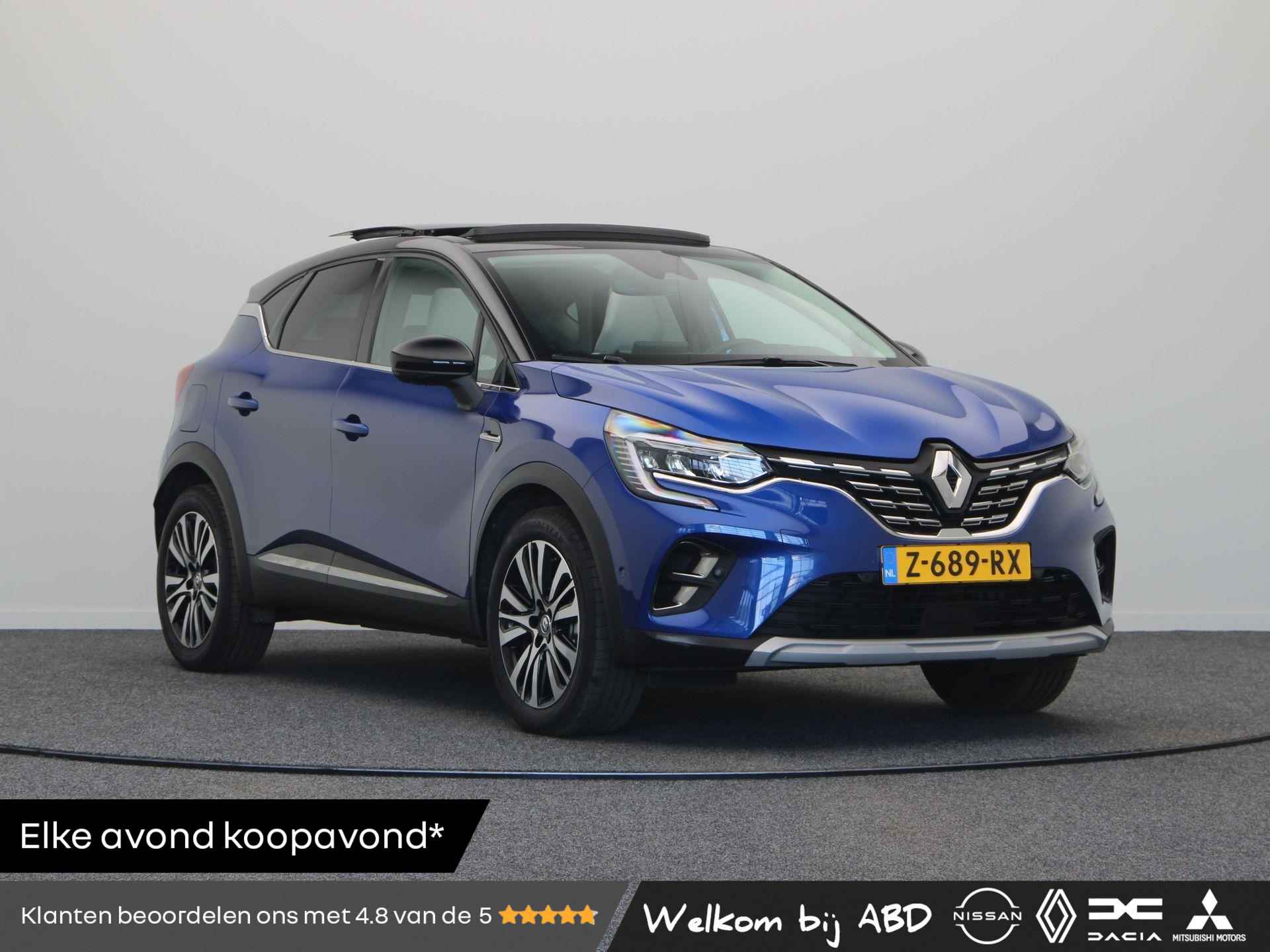 Renault Captur E-Tech Phev 160pk iconic | Bose | Schuif kantel dak | Lederen bekleding | Stoelverwarming voor |