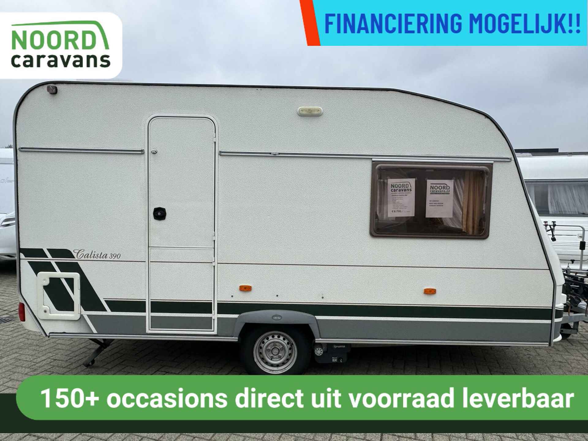 CHATEAU CALISTA 390 RONDZIT + VOORTENT + MOVER + FIETSENDR