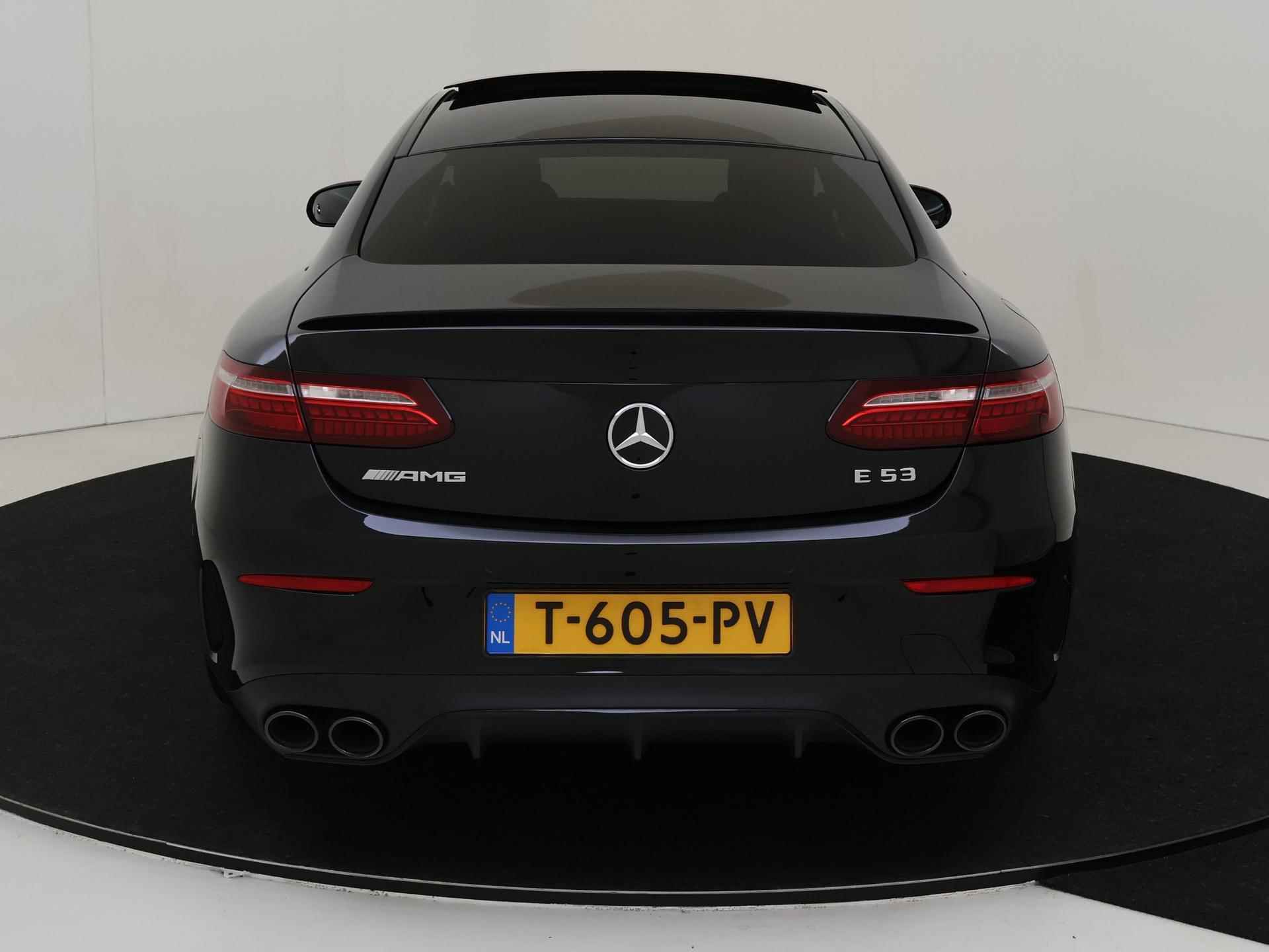 Mercedes-Benz E-klasse Coupé AMG 53 4MATIC Distronic/ Distronic/ AMG track pace/ stoelventilatie/ burmester/ Night pakket/ 20"/ Sportuitlaat/ 11500km!!! - 5/38