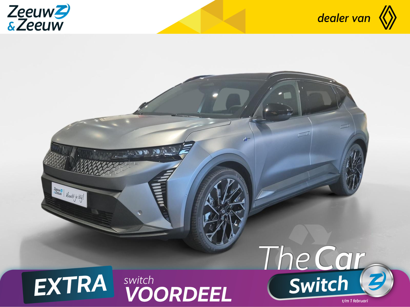 Renault Scenic E-Tech EV87 long range esprit Alpine | Uit voorraad leverbaar | Financiering tegen 1,9% Rente | Around View Monitor | Smart Rear View Mirror | Blindenhoekdetectie