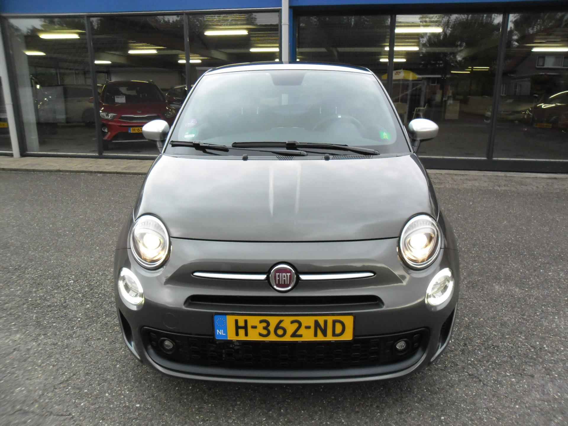 Fiat 500  T 85PK ROCKSTAR NAV ECC 1/2 LEDER PANORAMADAK 16"LMV PDC 45042 KM RIJKLAARPRIJS - 13/16