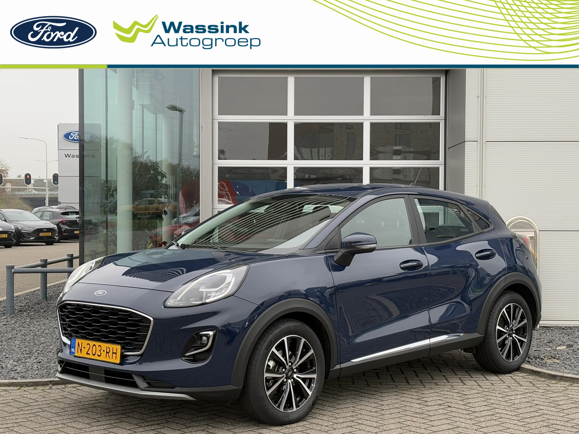 FORD Puma 1.0i Ecoboost Hybrid 125pk Titanium | AUTOMAAT | Afneembare Trekhaak | Cruise Control | Navigatie | PDC Achter |