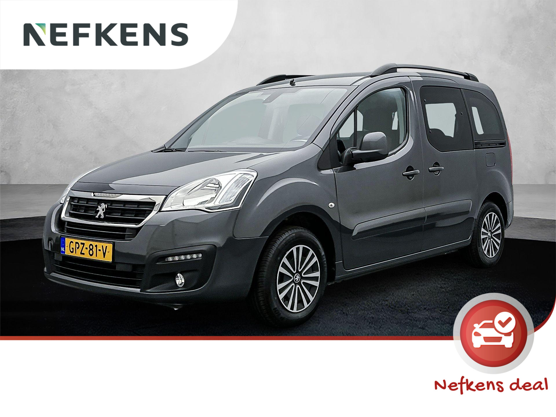 Peugeot Partner Tepee Active 110 pk | Airco | Cruise Control | Trekhaak | Radio-CD/MP3 speler | Start/Stop Systeem | Zijschuifdeur Links en Rechts | Centrale Deurvergrendeling met Afstandsbediening |