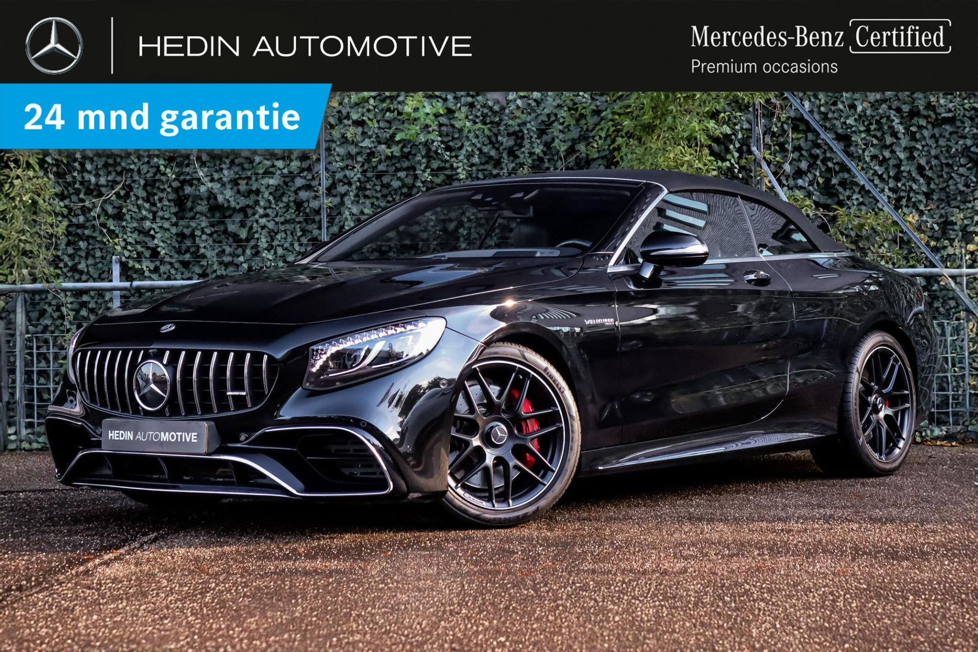 Mercedes-Benz S-klasse S 63 AMG Cabriolet Automaat 4MATIC | Distronic+ | Burmester Audio | Stoelventilatie | 360° Camera | LED | Keyless-Go | Sfeerverlichting