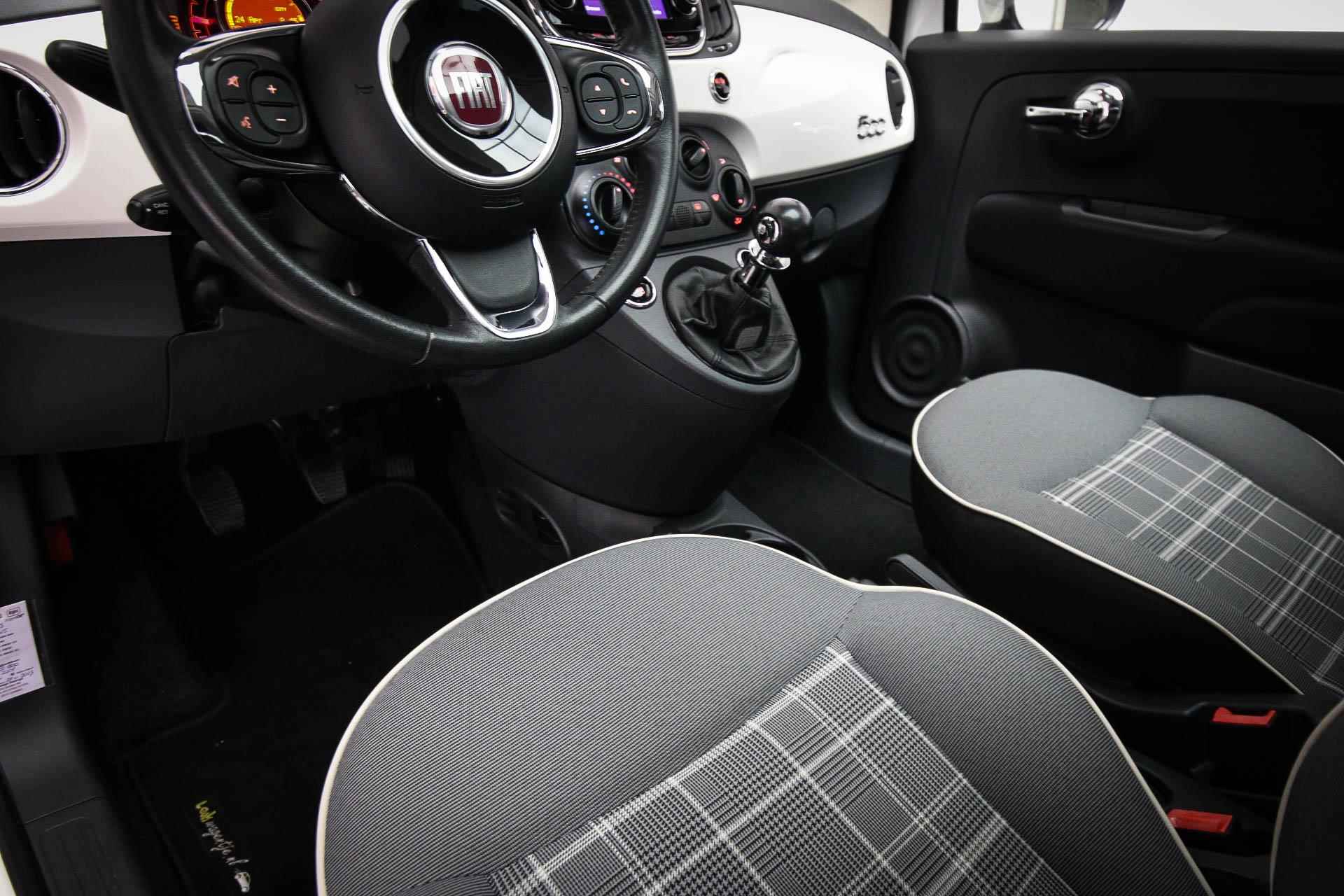 Fiat 500 1.2 Lounge | PANO | AIRCO | CRUISE | UCONNECT | 15" - 22/41
