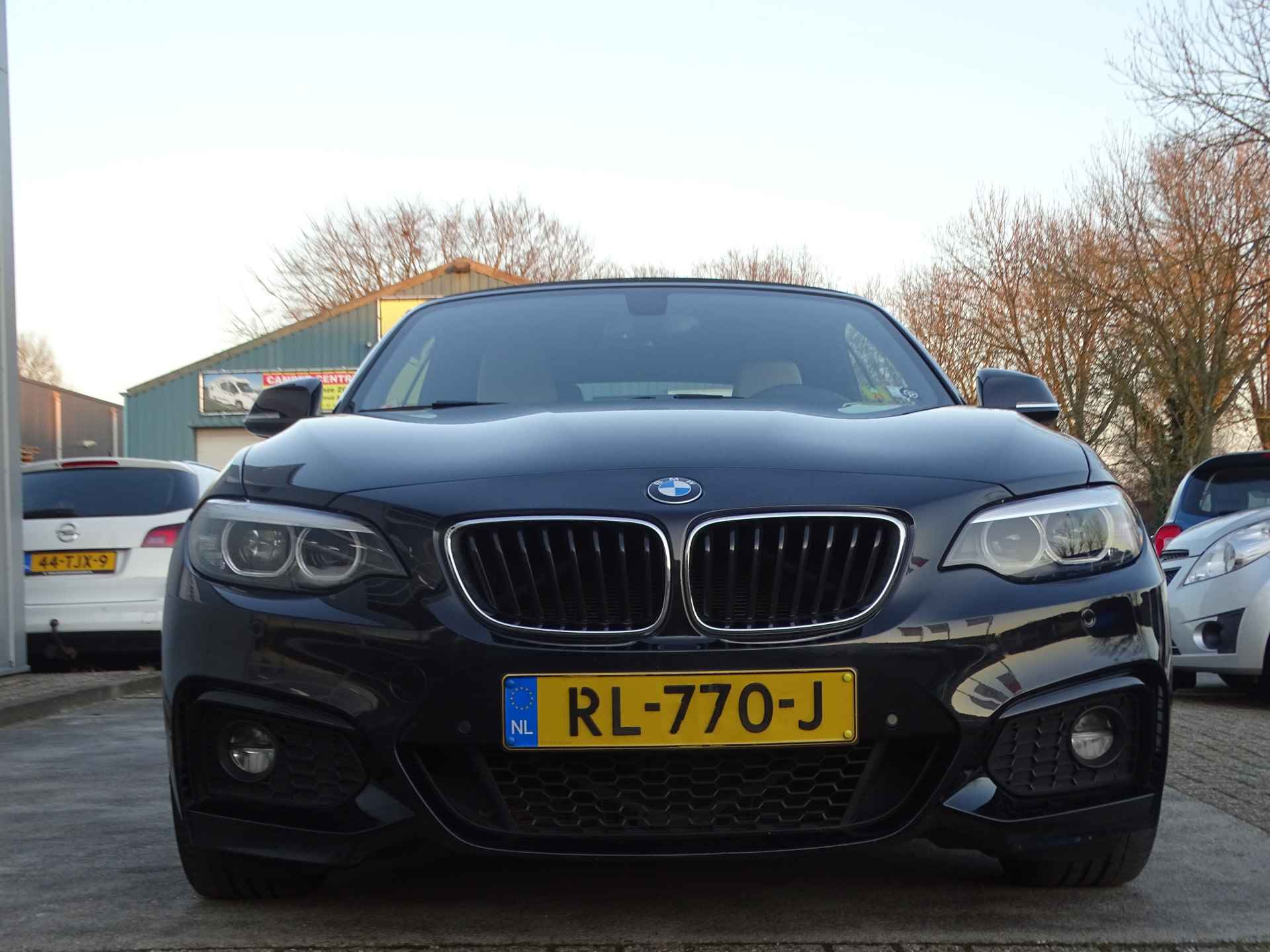 BMW 220i Cabrio AUT High Executive M PAKKET, Leder, NAVI, Camera, Compleet! - 16/70