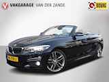 BMW 220i Cabrio AUT High Executive M PAKKET, Leder, NAVI, Camera, Compleet!