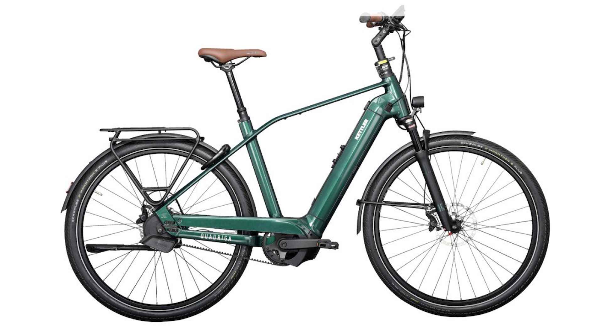 Kettler Quadriga Pro Belt Auto Incl. 750Wh Heren Groen 53cm 2024