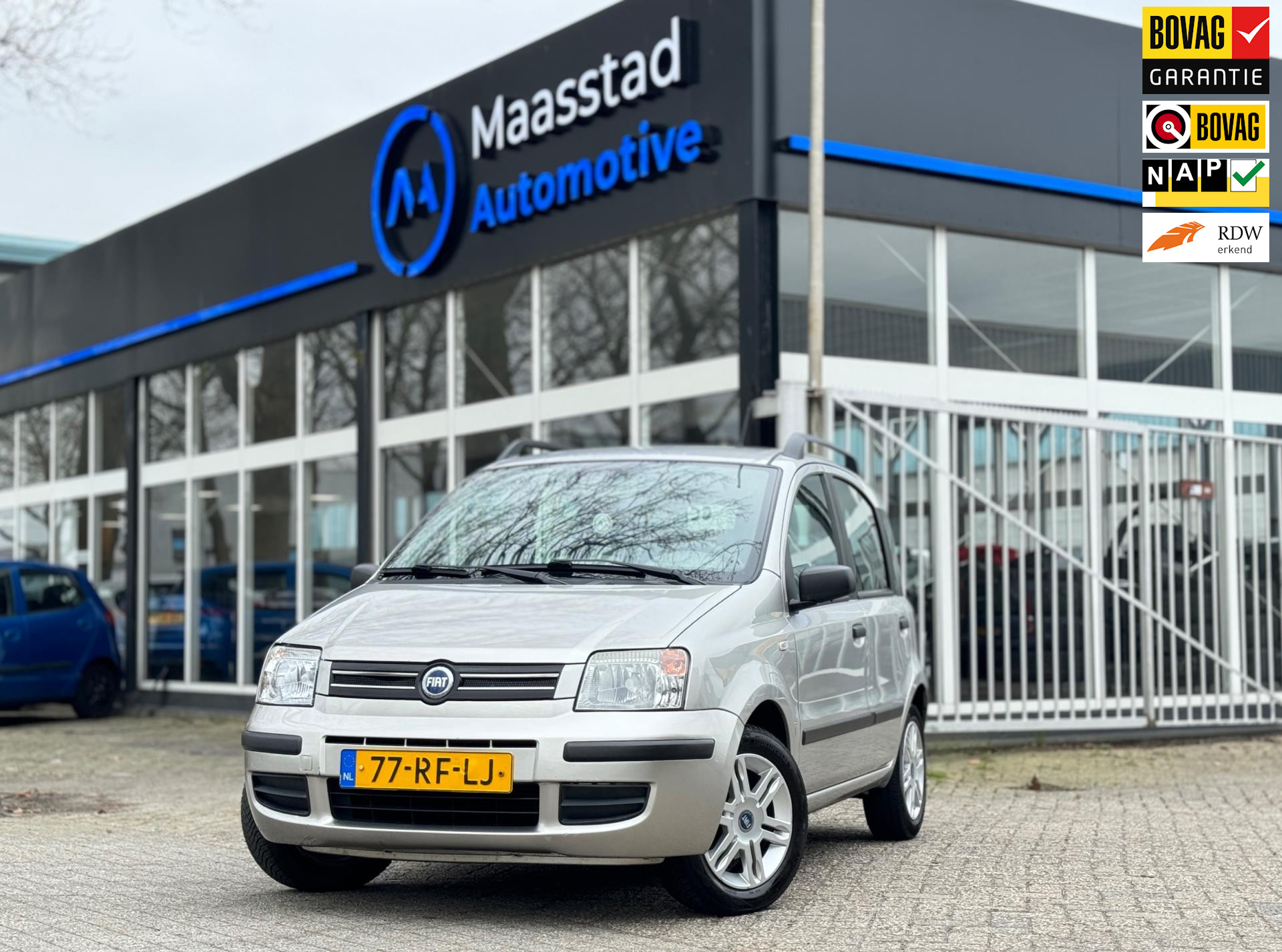 Fiat Panda 1.2|Airco|NWE APK|Luxe model|Lage KM|Nwe uitlaat|Zeer nette auto|City drive bij viaBOVAG.nl