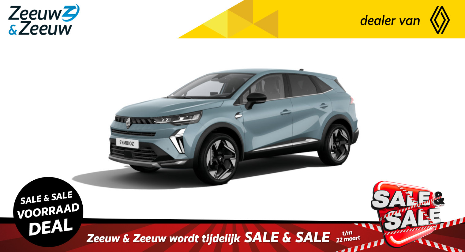 Renault Symbioz(ANWB Private lease actie v.a. € 519,-) 1.6 E-Tech hybrid 145 iconic | Wij maken graag een Private Lease offerte op maat voor u!