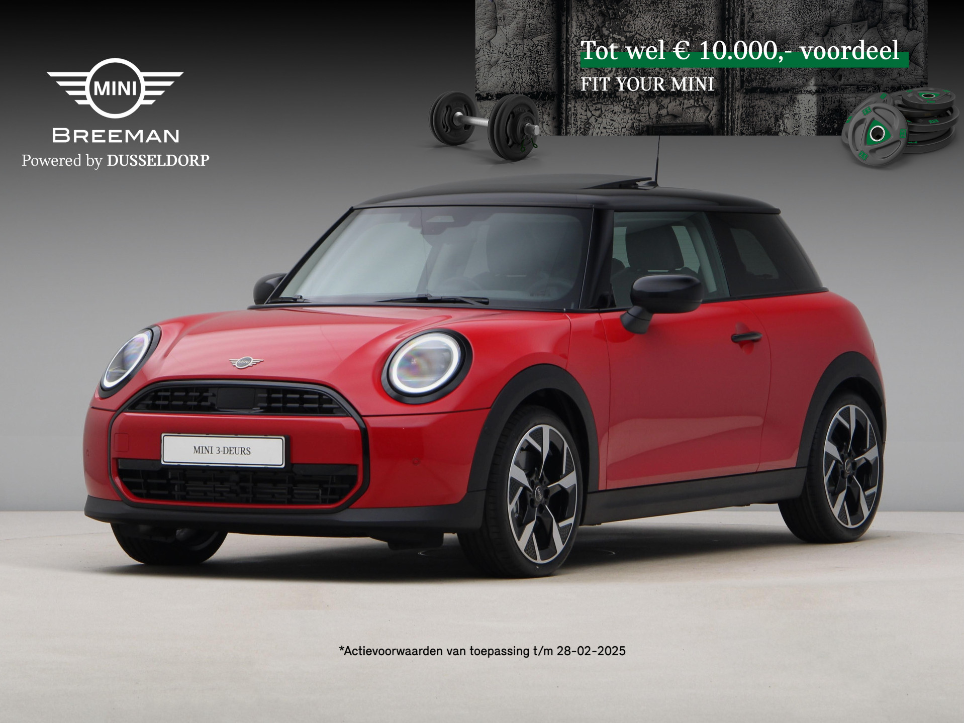 MINI Cooper C Classic Pakket M PRIVATE LEASE EUR 560- (48 mnd/10.000 km)