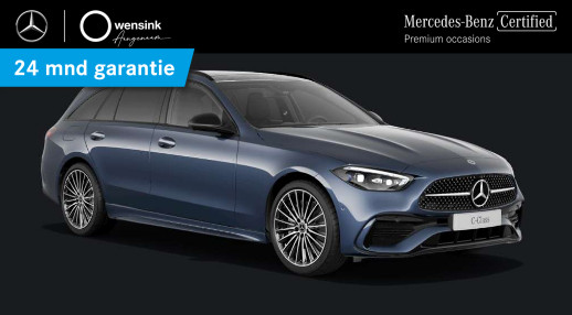 Mercedes-Benz C-klasse Estate 200 Launch Edition AMG Line | Onderweg | AMG | Panoramadak | Trekhaak | Memory stoelen |