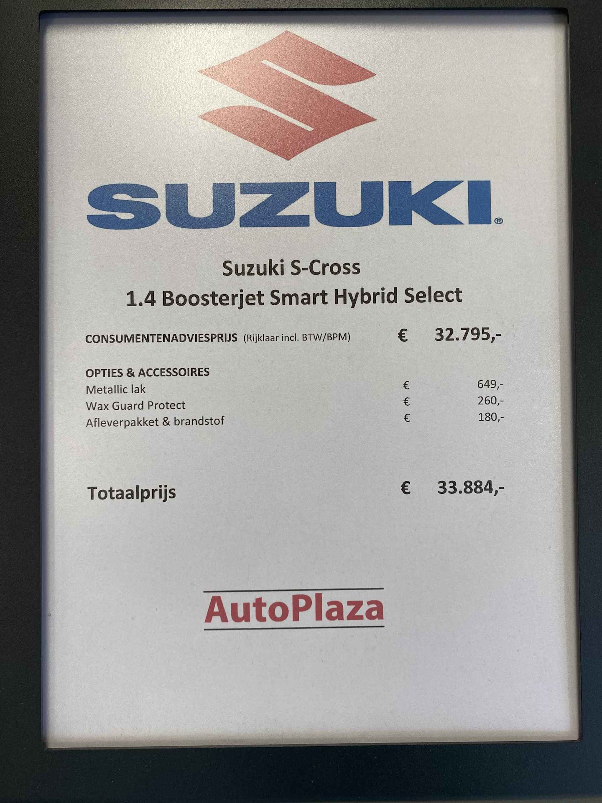 Suzuki S-Cross 1.4 Boosterjet Select Smart Hybrid - 25/26