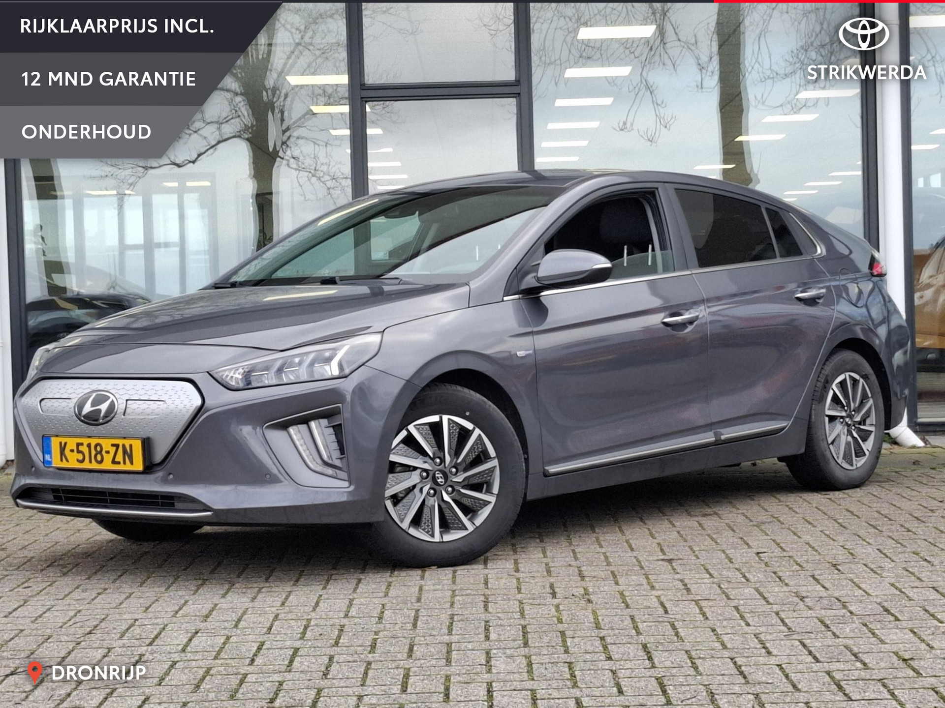 Hyundai IONIQ Premium EV 38 kWh | Pano | Leer | Stoelverwarming/koeling | Stuurverwarming | Navi | Clima | Cruise