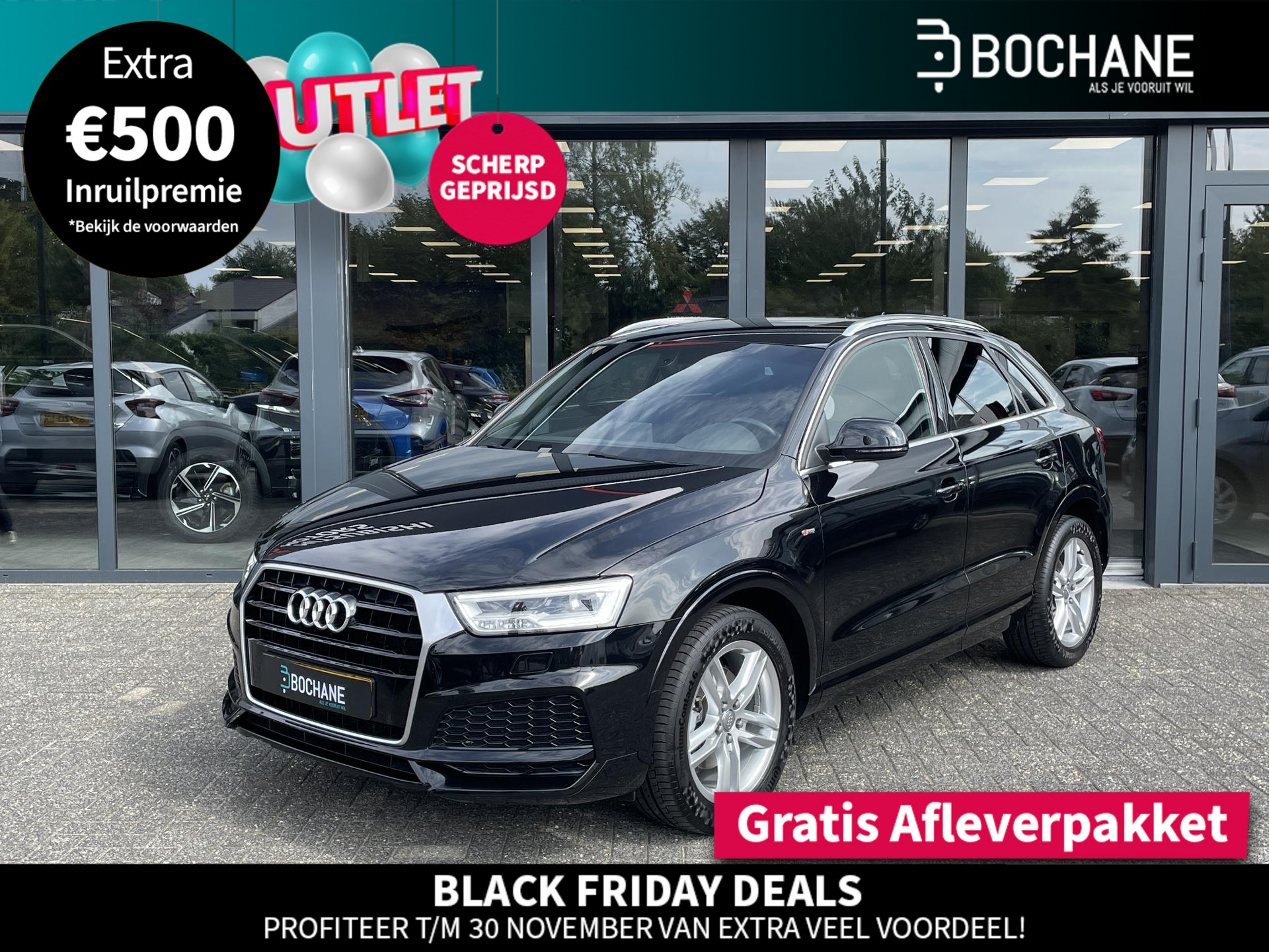 Audi Q3 1.4 TFSI S-Tronic Sport S Line Edition | Leder | Sportstoelen | Keyless | Navigatie