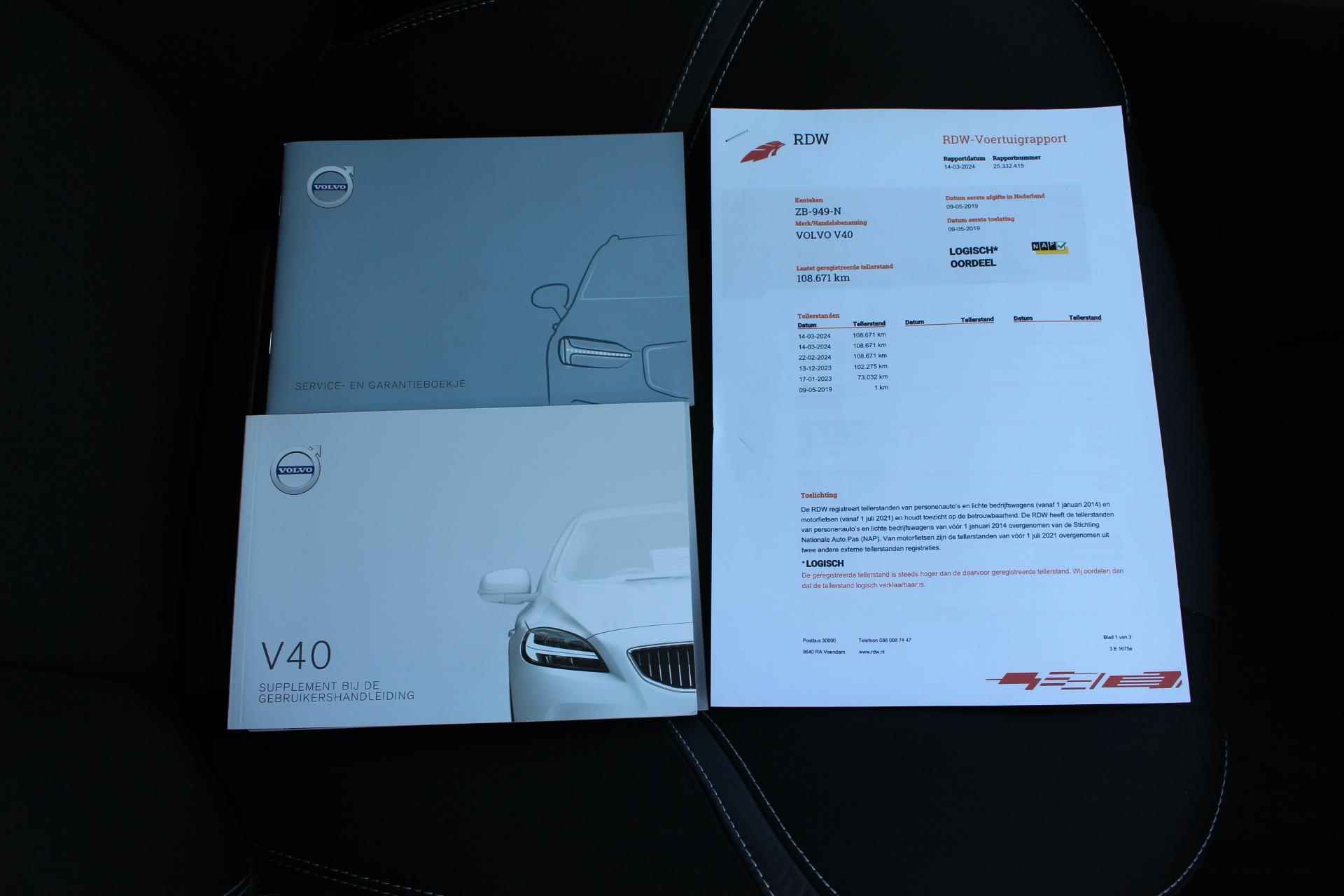 Volvo V40 Automaat T2 Polar+ stoel verwarming led koplampen Carplay navi cruise en climate control - 7/39