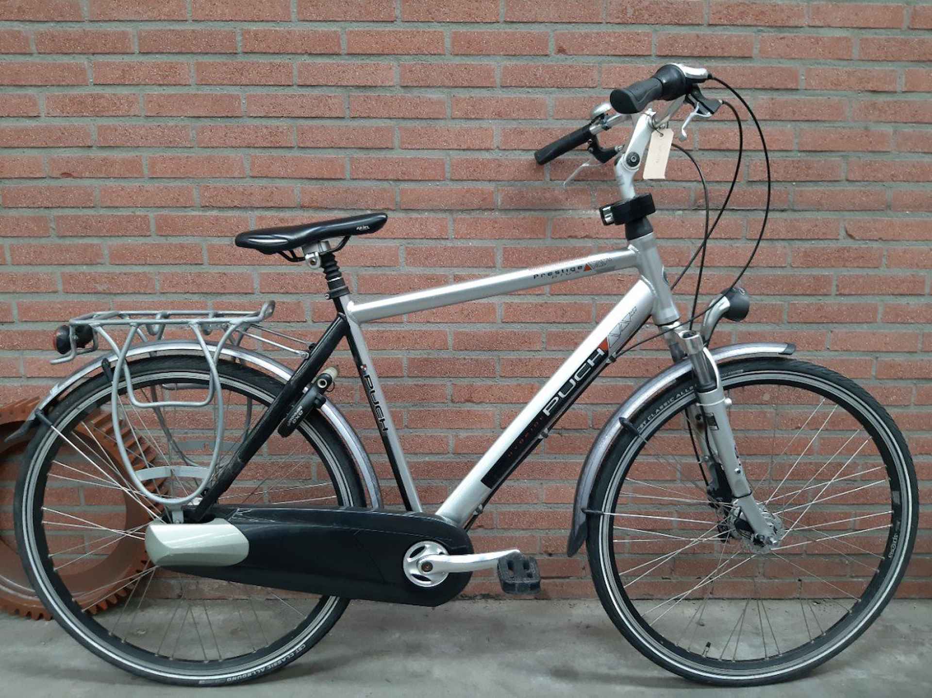 Puch Prestige Dames zilver 56cm - 1/1